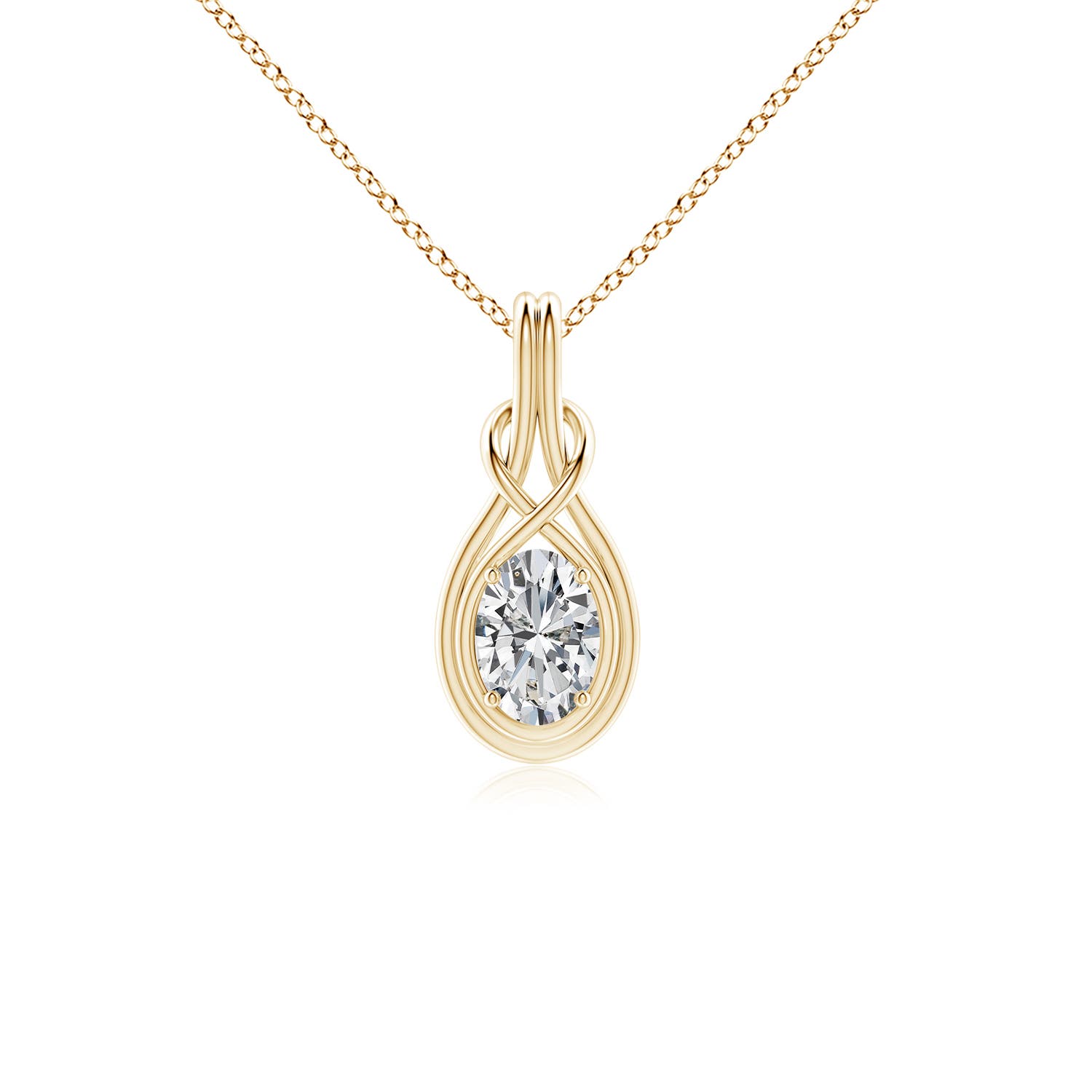 H, SI2 / 0.76 CT / 18 KT Yellow Gold