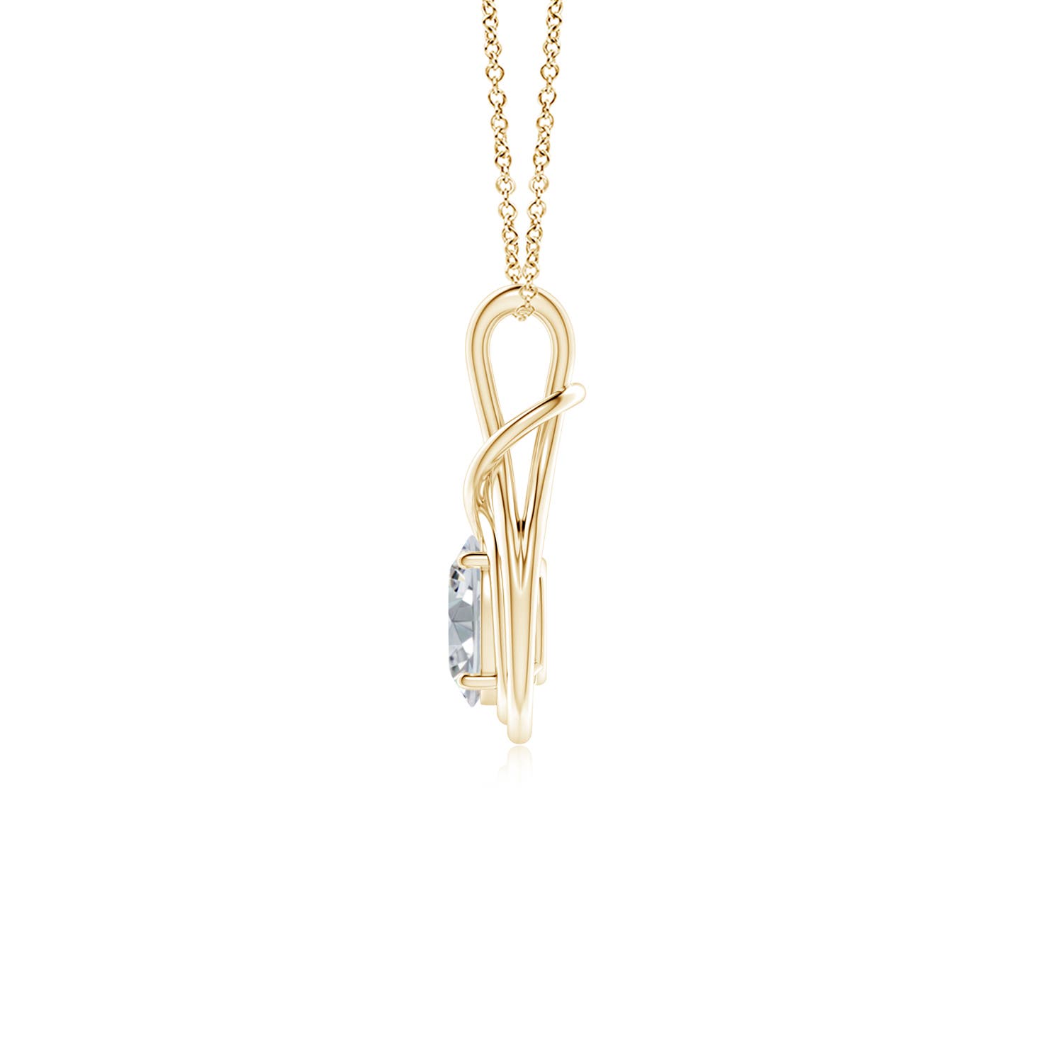 H, SI2 / 0.76 CT / 18 KT Yellow Gold