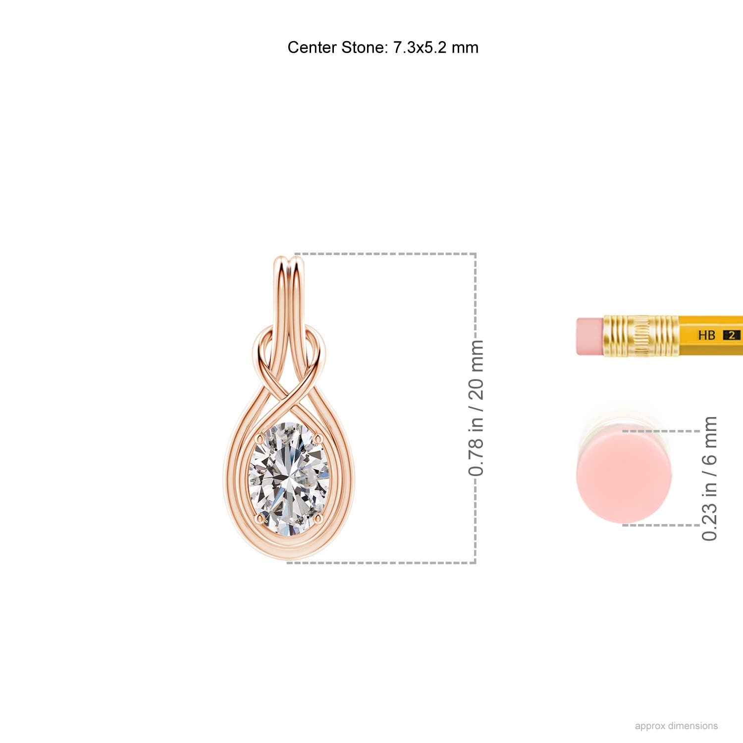 I-J, I1-I2 / 0.76 CT / 18 KT Rose Gold