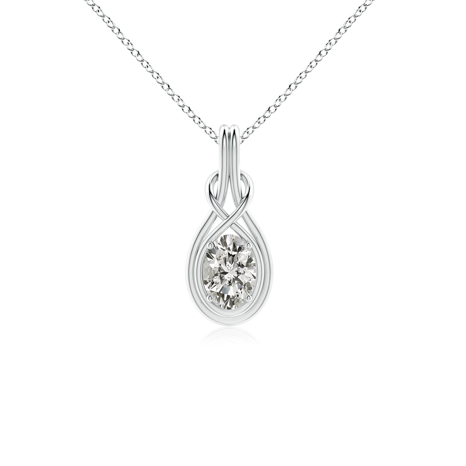 K, I3 / 0.76 CT / 18 KT White Gold