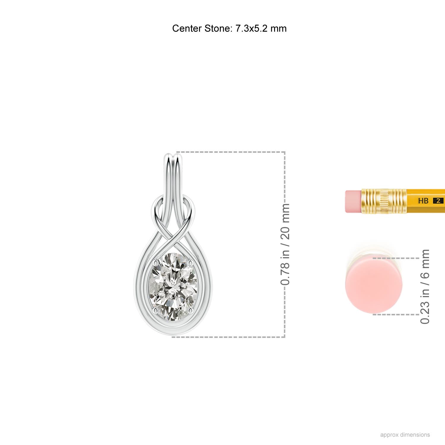 K, I3 / 0.76 CT / 18 KT White Gold