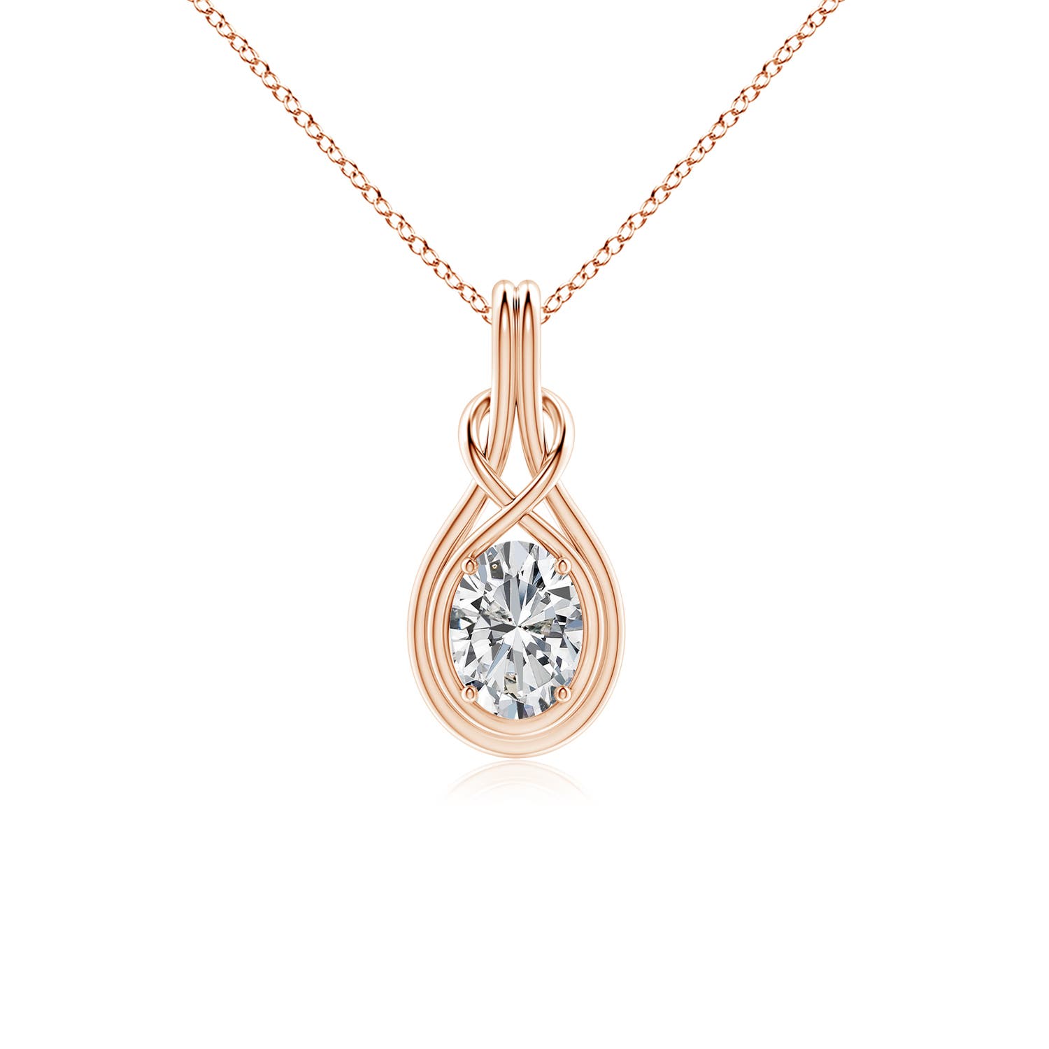 H, SI2 / 1 CT / 18 KT Rose Gold