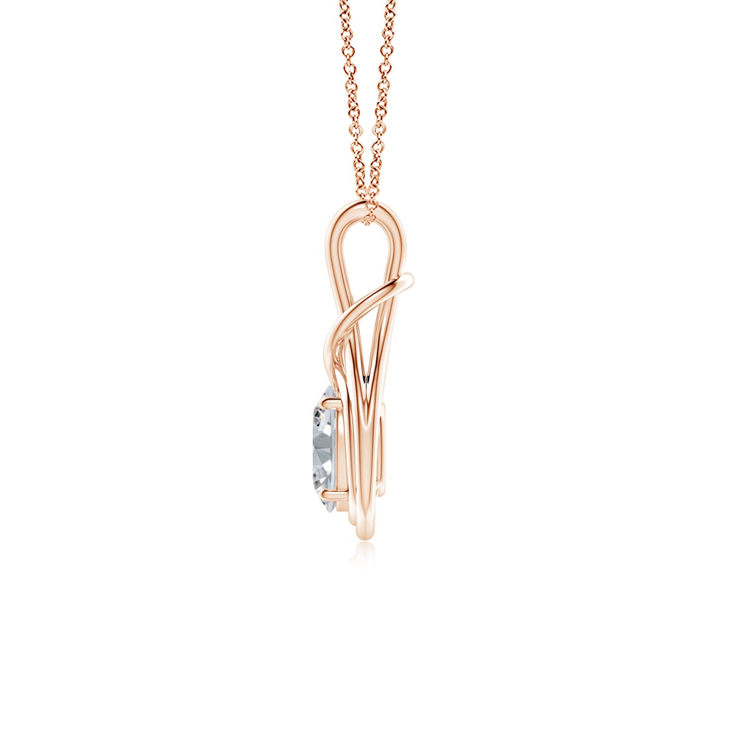 H, SI2 / 1 CT / 14 KT Rose Gold