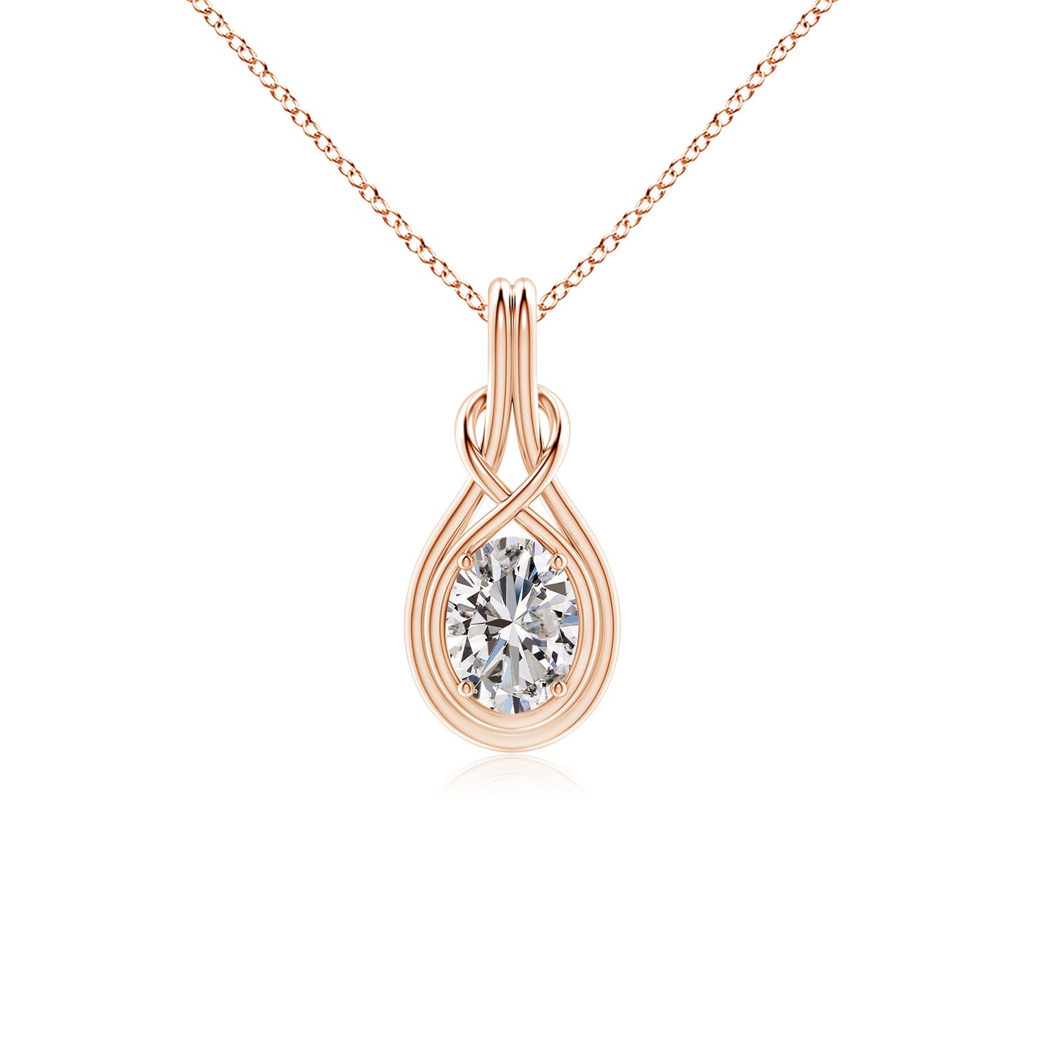 I-J, I1-I2 / 1 CT / 18 KT Rose Gold