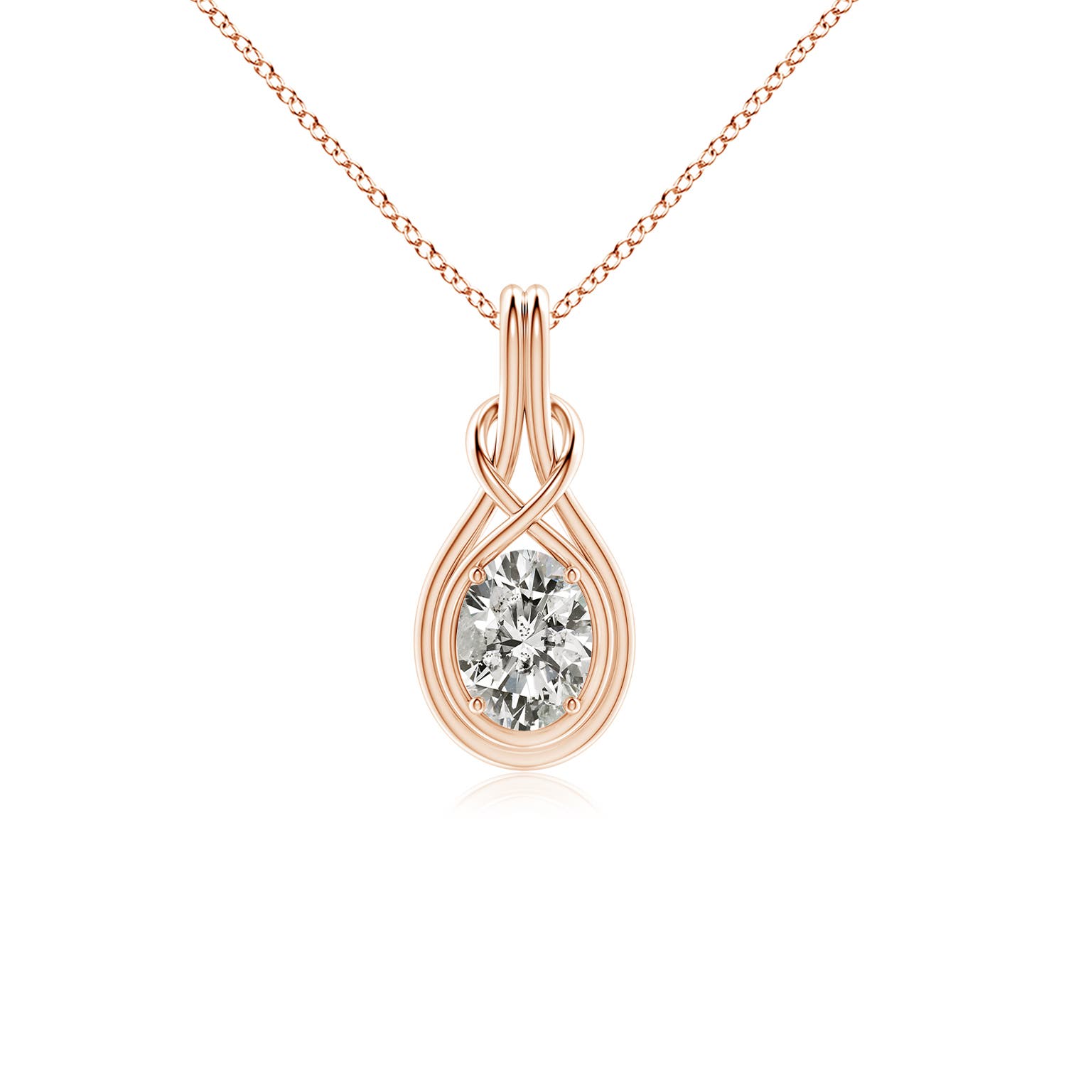 K, I3 / 1 CT / 18 KT Rose Gold