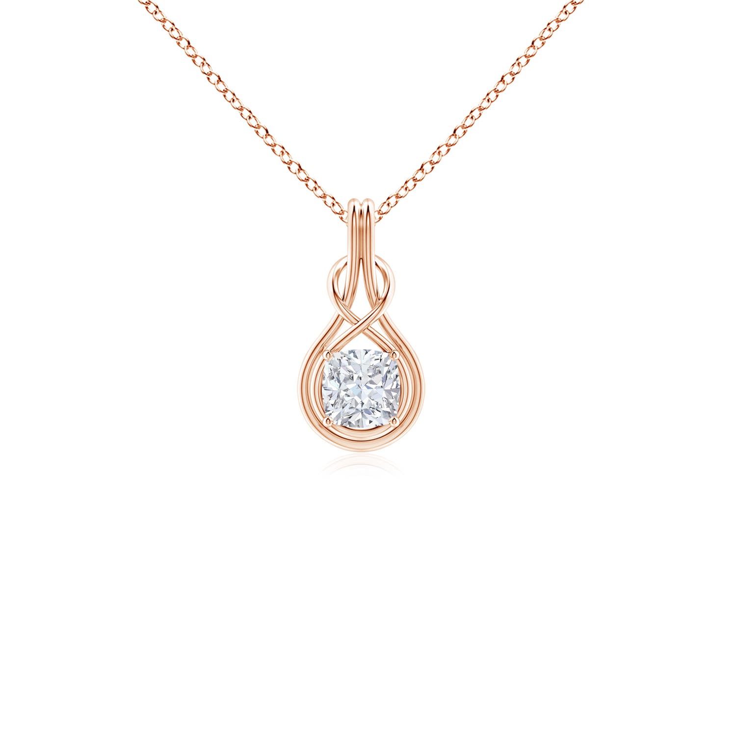 G, VS2 / 0.75 CT / 18 KT Rose Gold