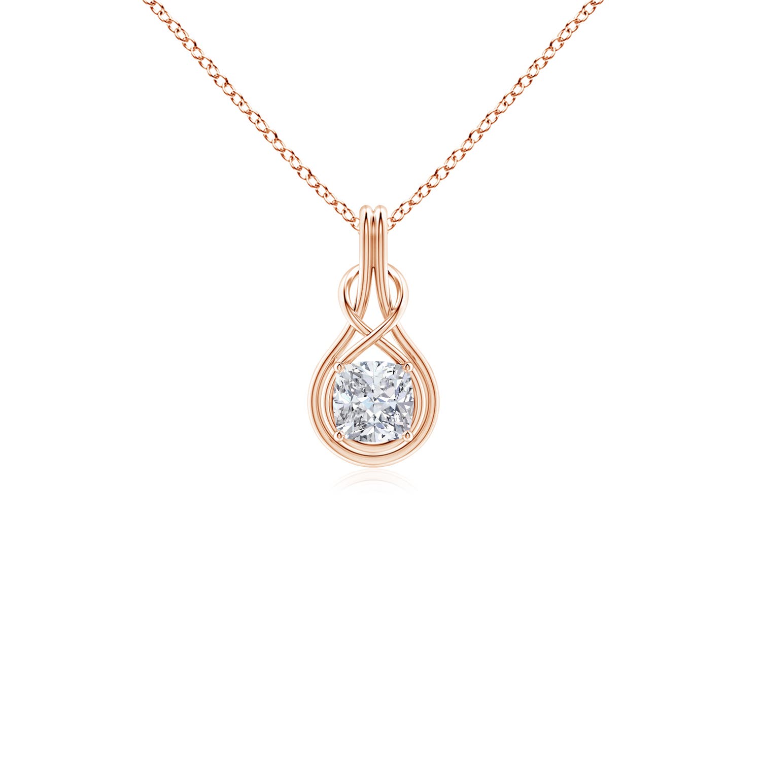 H, SI2 / 0.75 CT / 18 KT Rose Gold