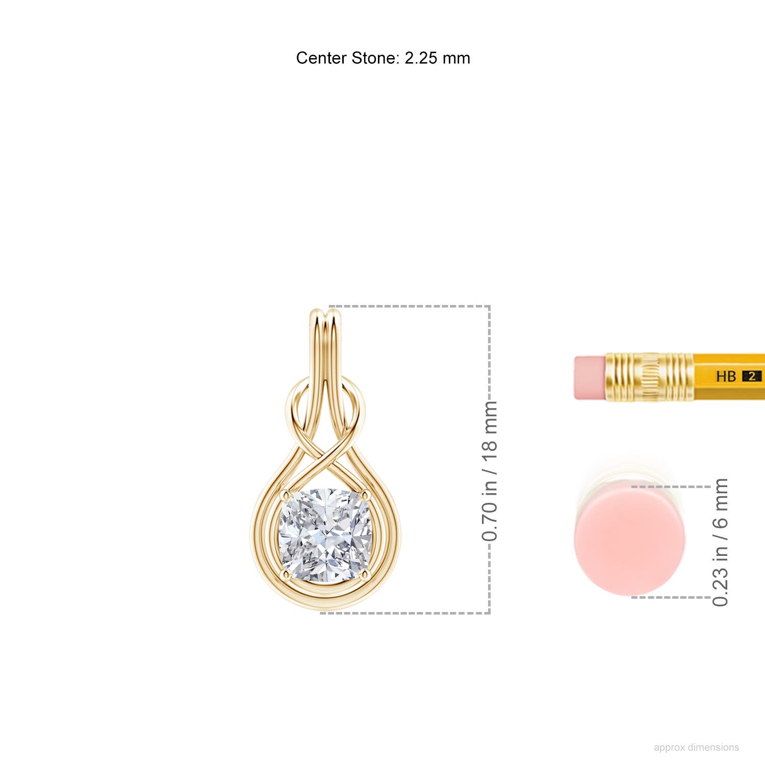 H, SI2 / 0.75 CT / 18 KT Yellow Gold