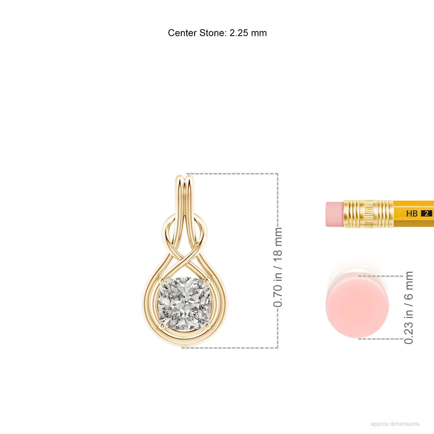 K, I3 / 0.75 CT / 18 KT Yellow Gold