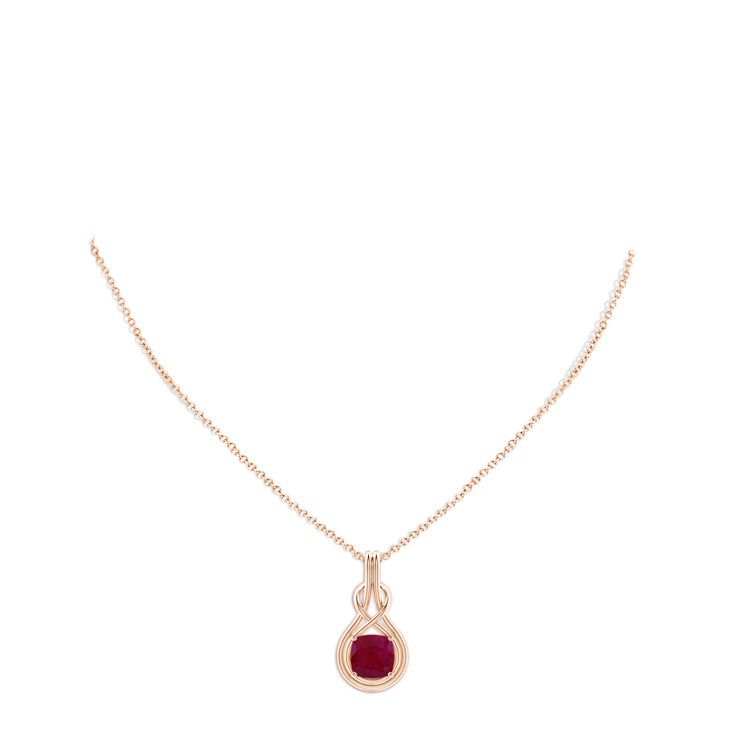 A - Ruby / 3.8 CT / 18 KT Rose Gold