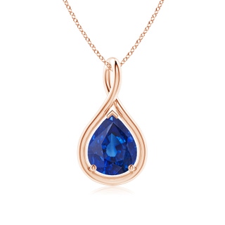 Pear AAA Blue Sapphire