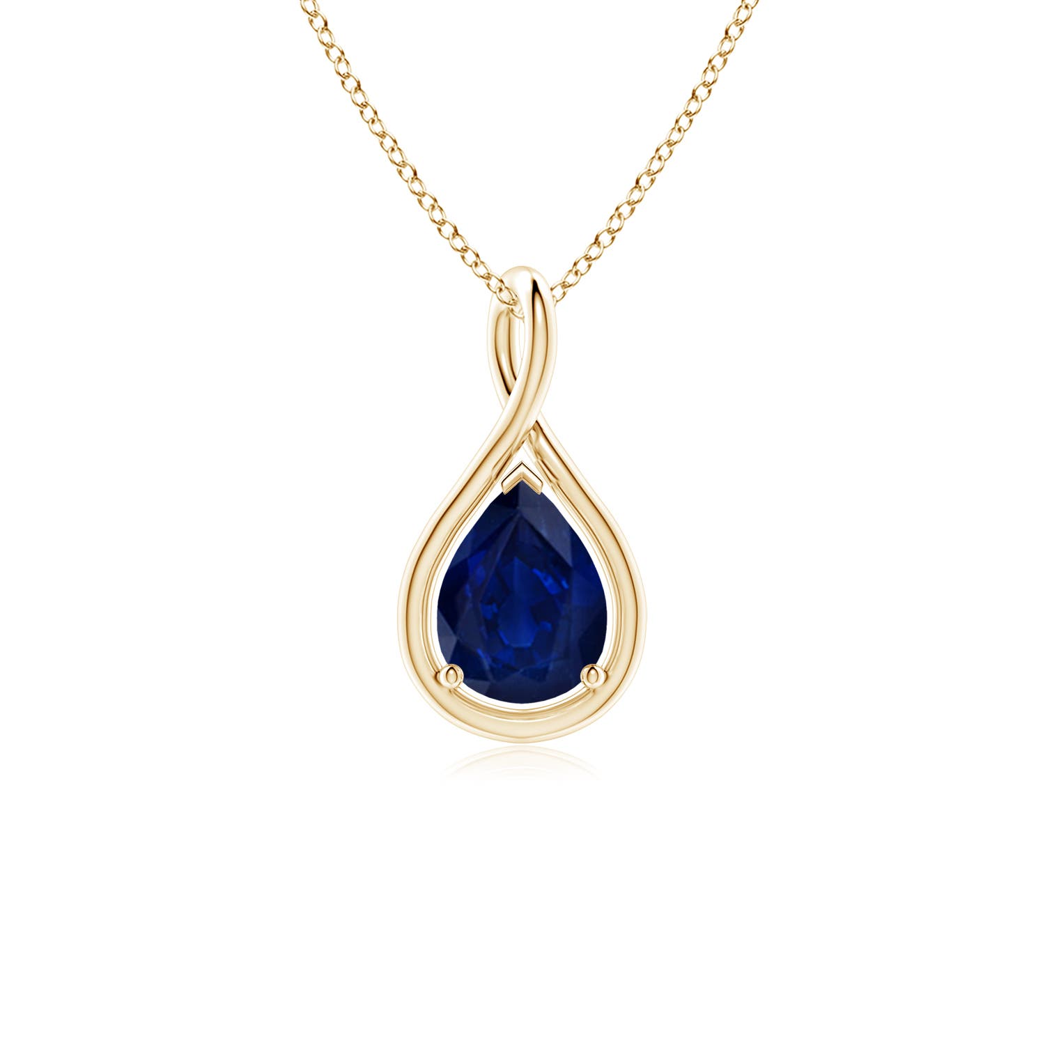 AA - Blue Sapphire / 1.15 CT / 18 KT Yellow Gold