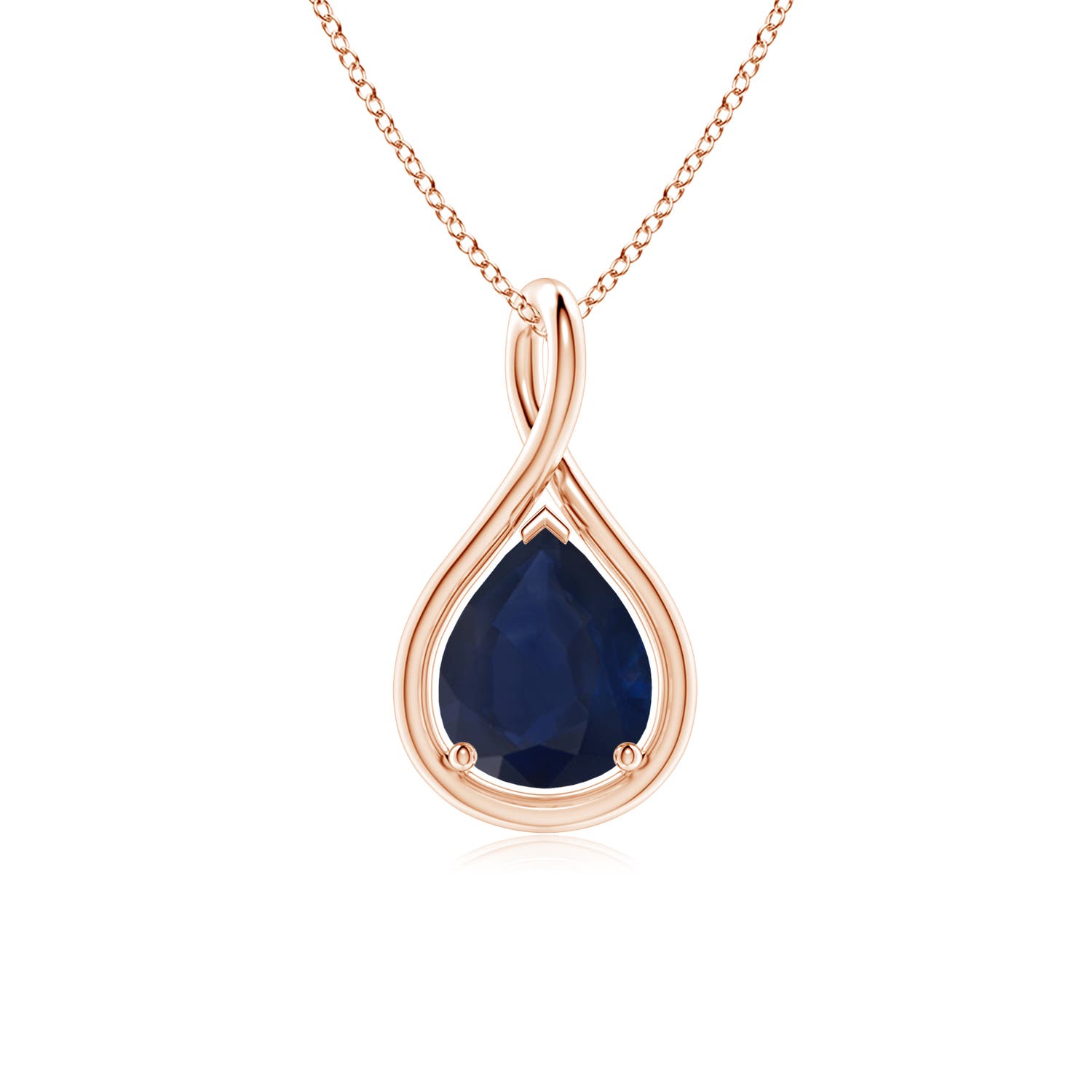 A - Blue Sapphire / 1.75 CT / 18 KT Rose Gold