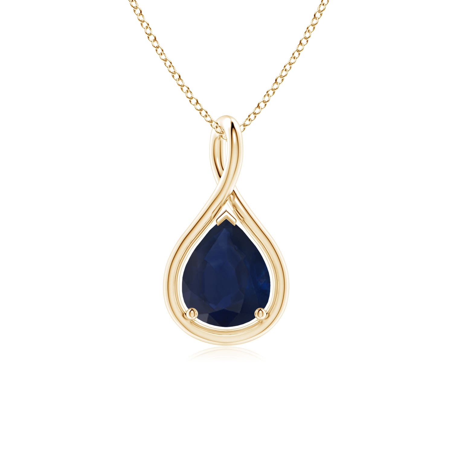 A - Blue Sapphire / 1.75 CT / 18 KT Yellow Gold