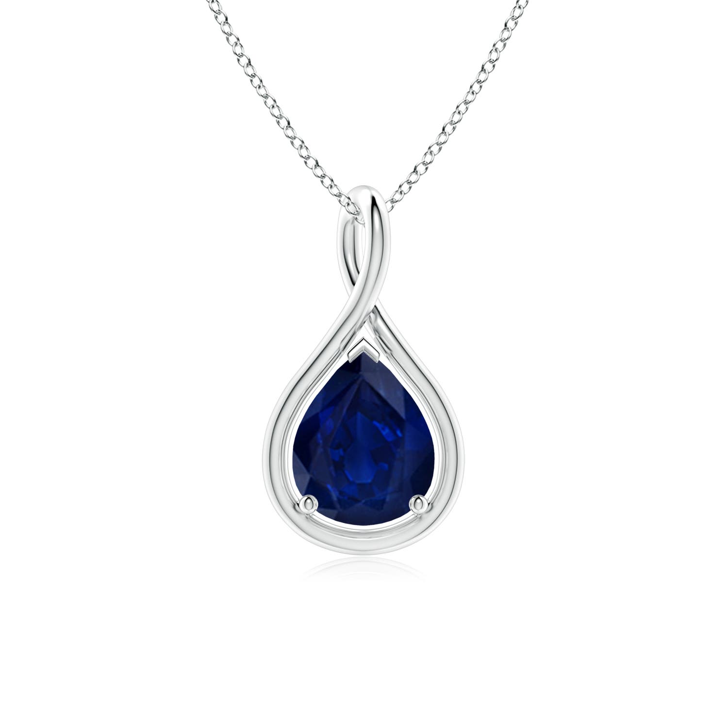 AA - Blue Sapphire / 1.75 CT / 18 KT White Gold