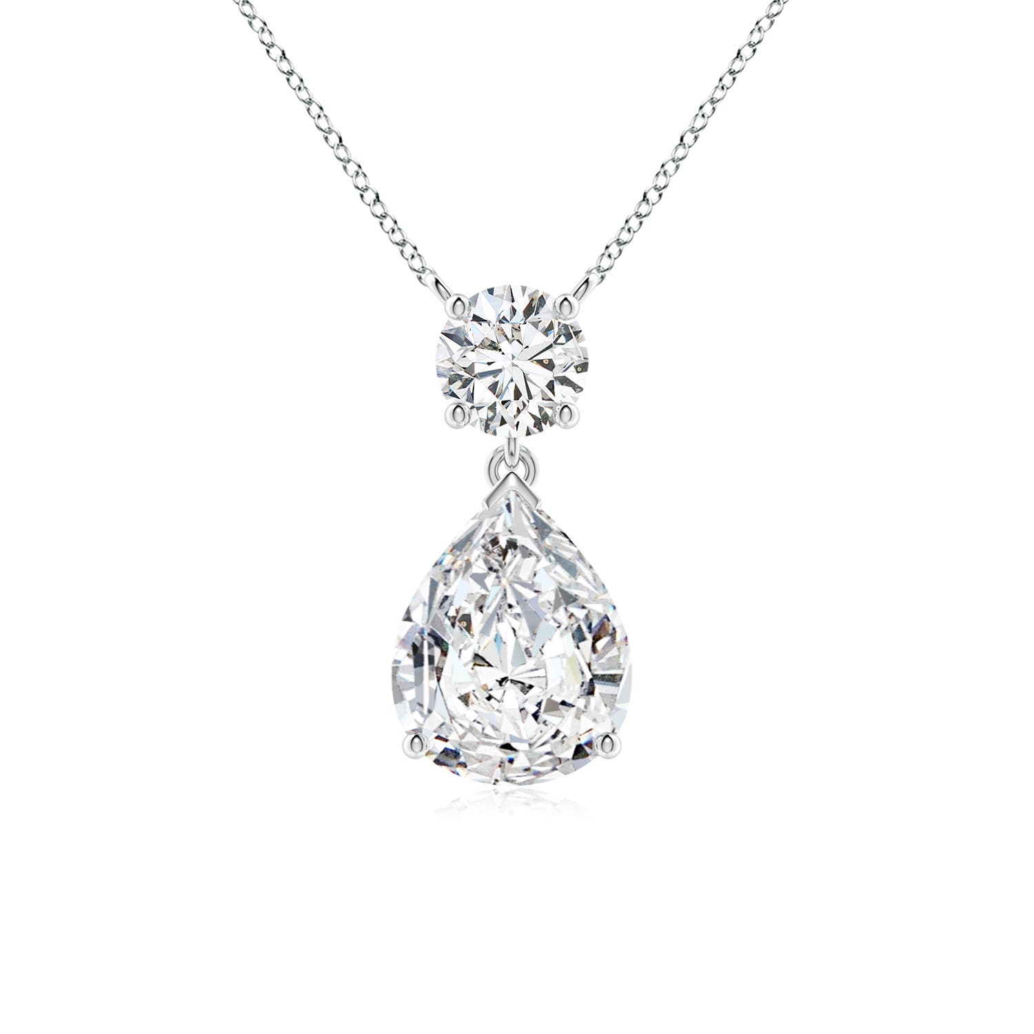 H, SI2 / 2.5 CT / 18 KT White Gold
