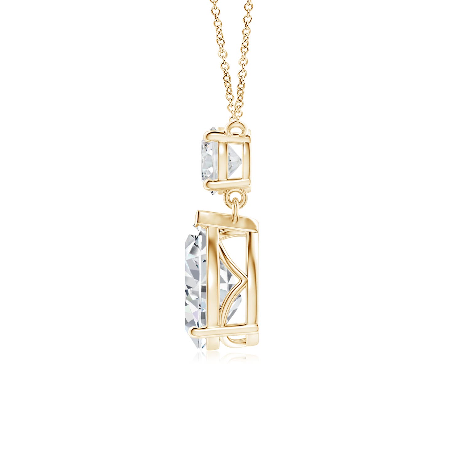 H, SI2 / 2.5 CT / 18 KT Yellow Gold