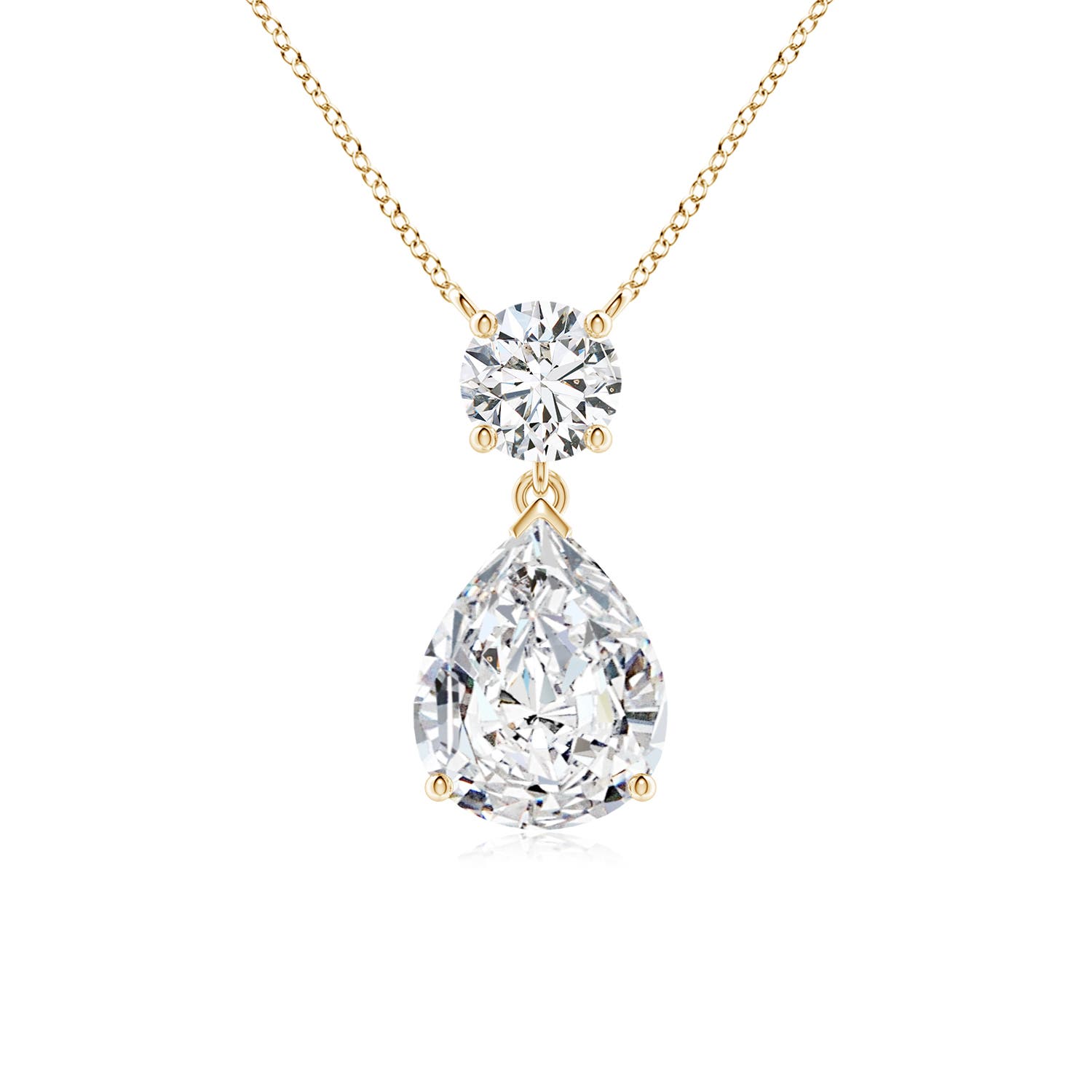 H, SI2 / 2.5 CT / 14 KT Yellow Gold