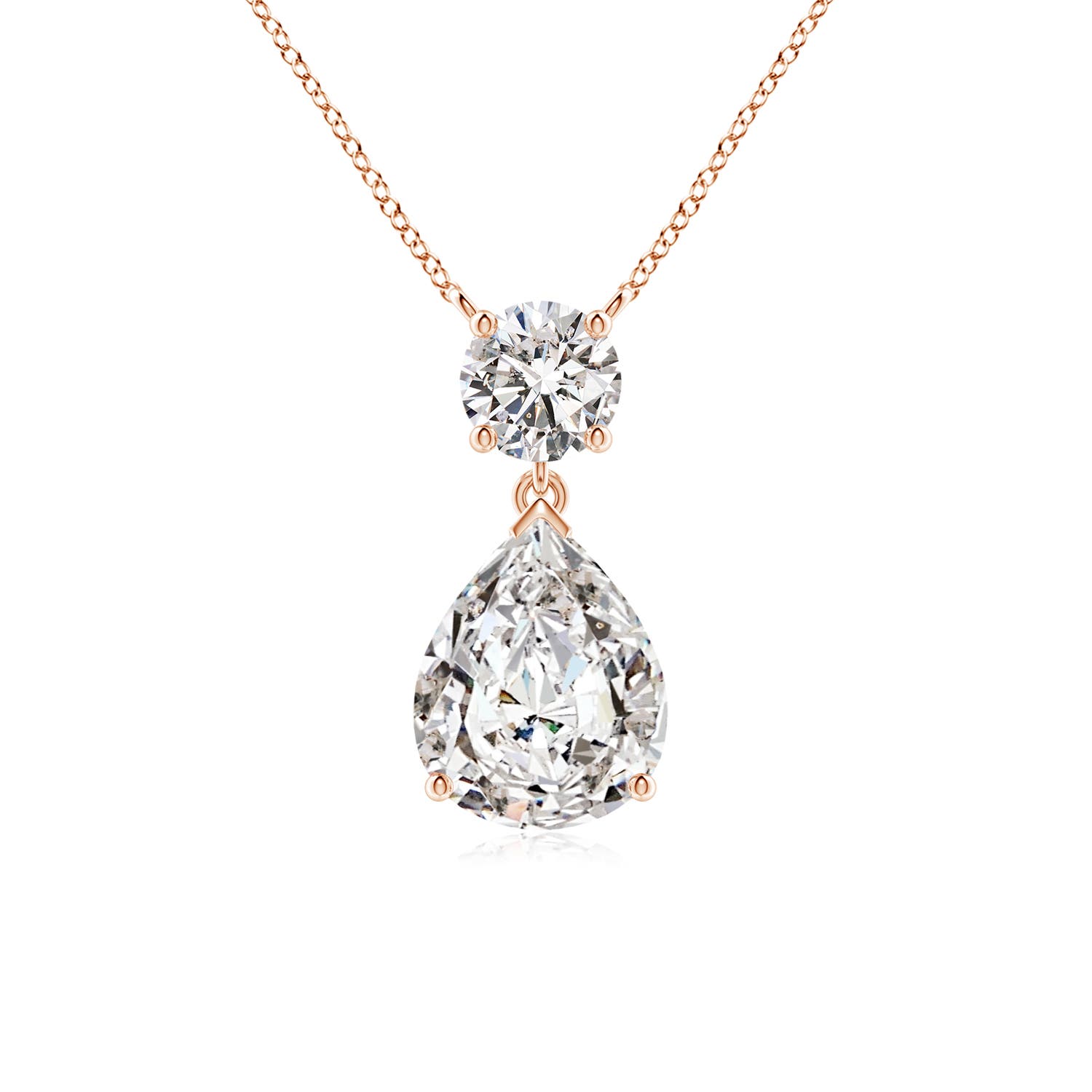 I-J, I1-I2 / 2.5 CT / 18 KT Rose Gold