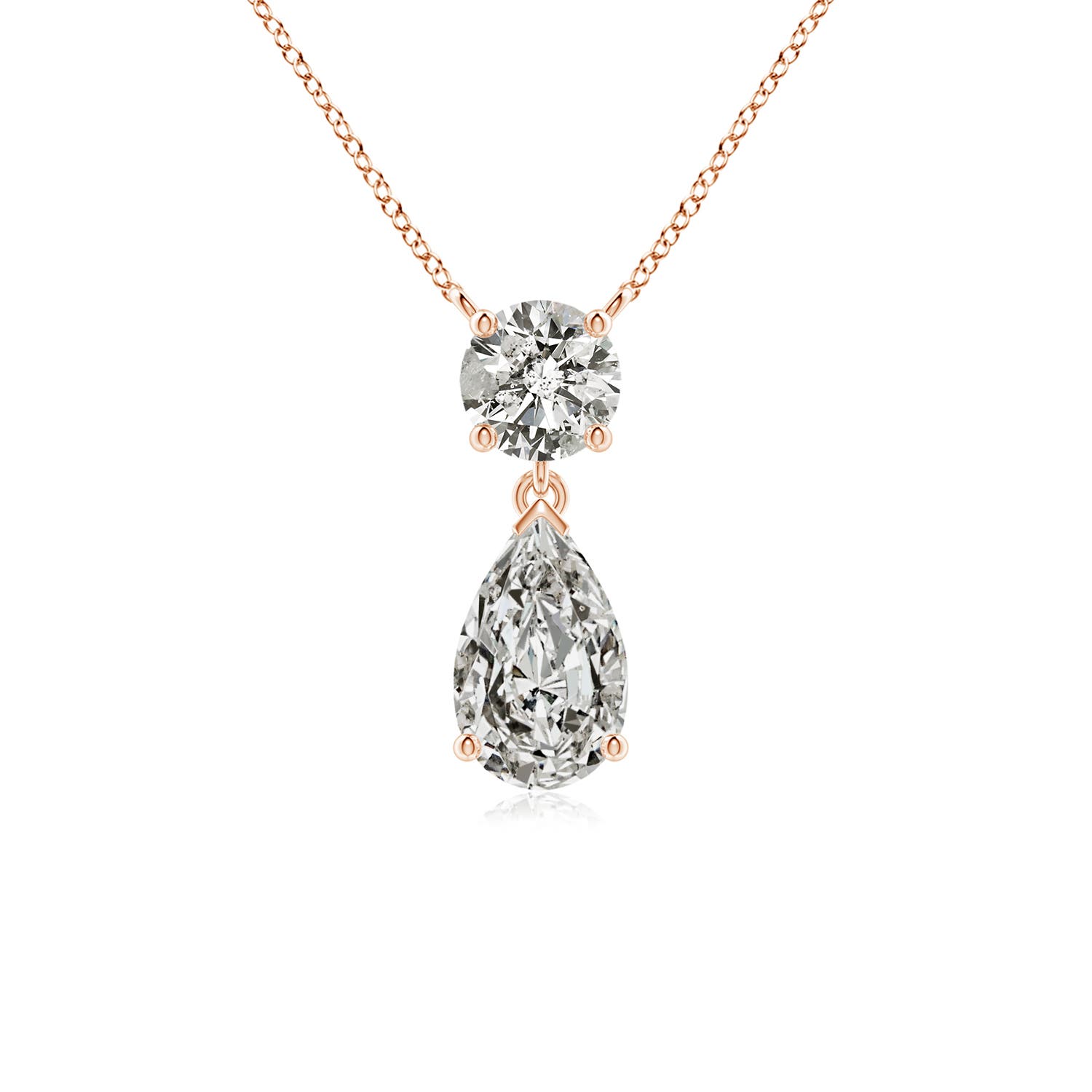 K, I3 / 1.5 CT / 18 KT Rose Gold