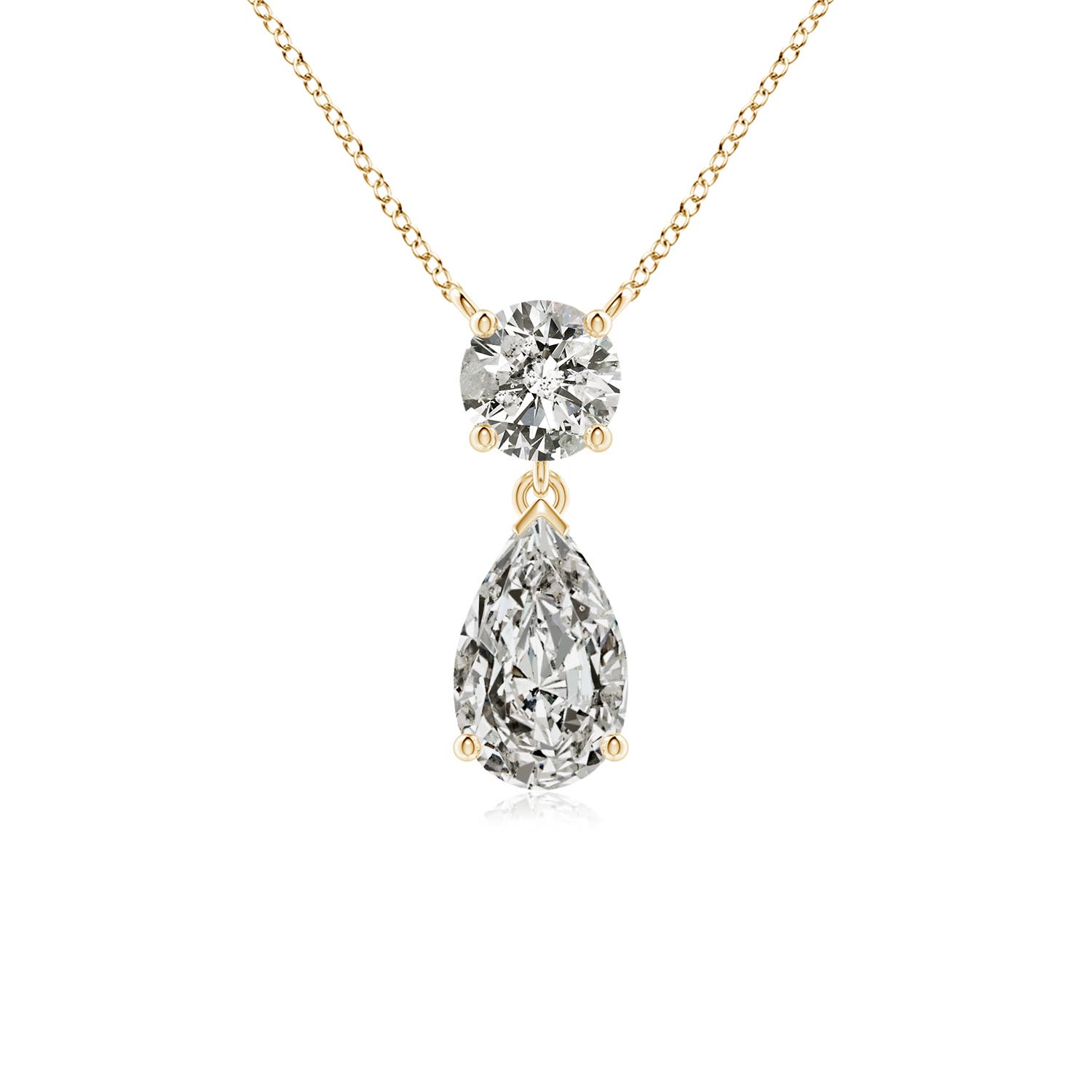 K, I3 / 1.5 CT / 18 KT Yellow Gold