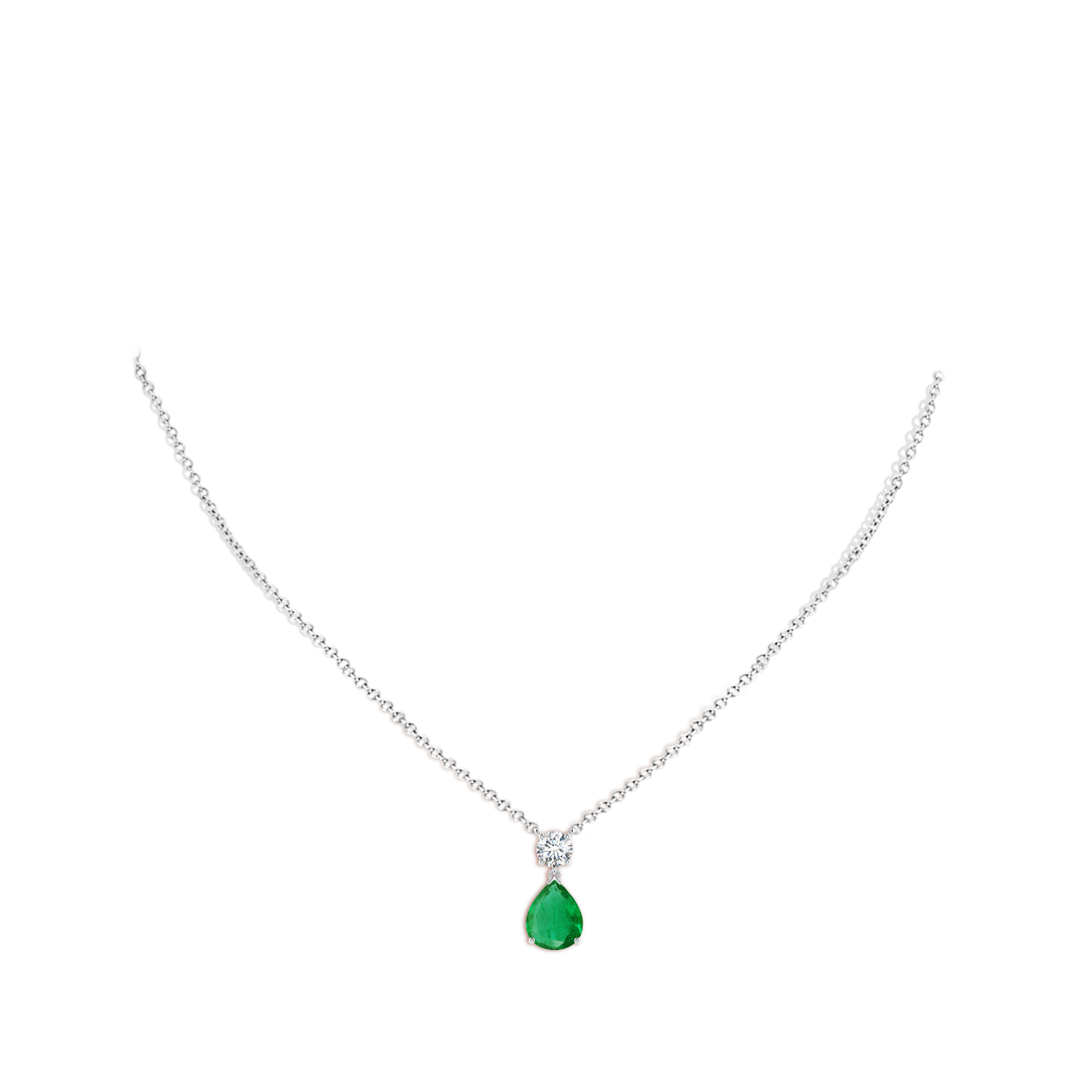 AA - Emerald / 3 CT / 18 KT White Gold