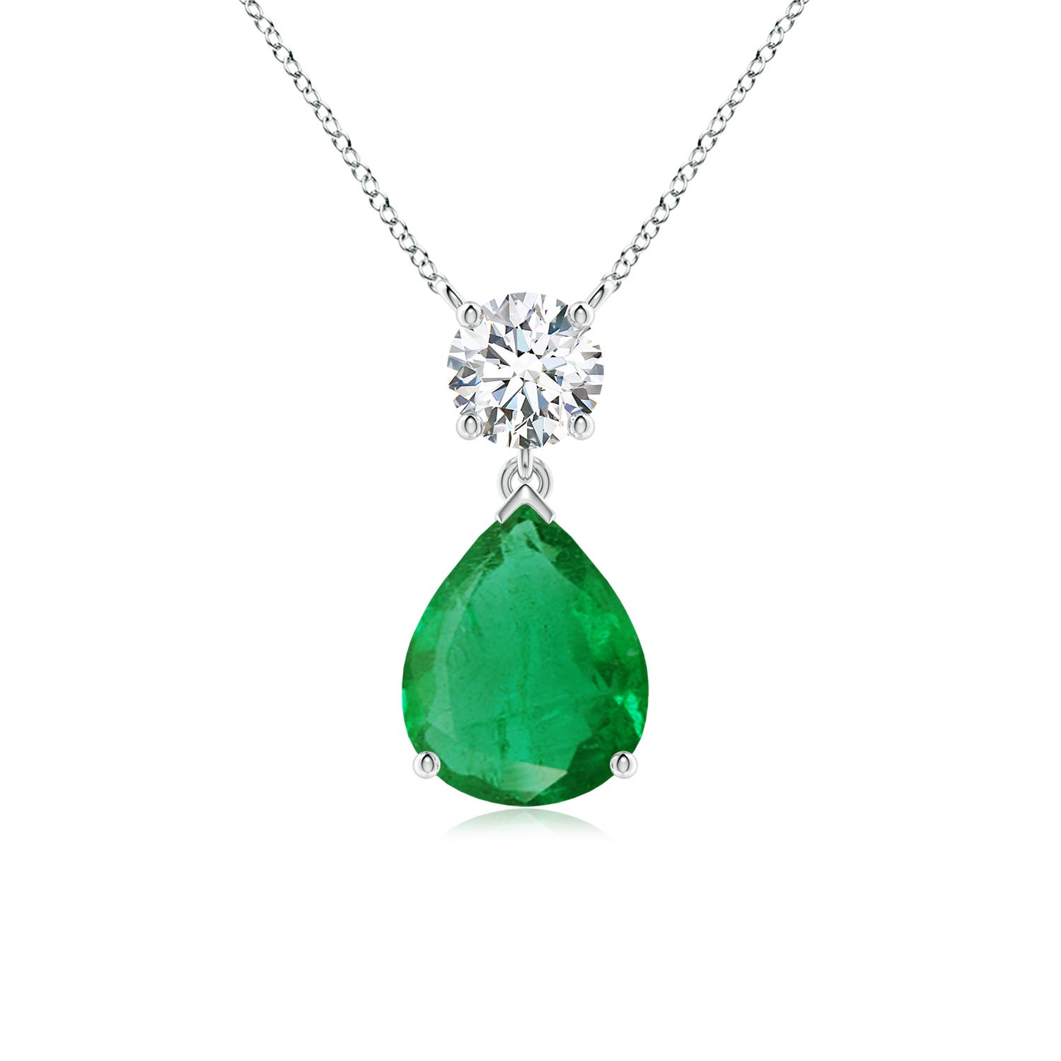 AA - Emerald / 3 CT / 14 KT White Gold