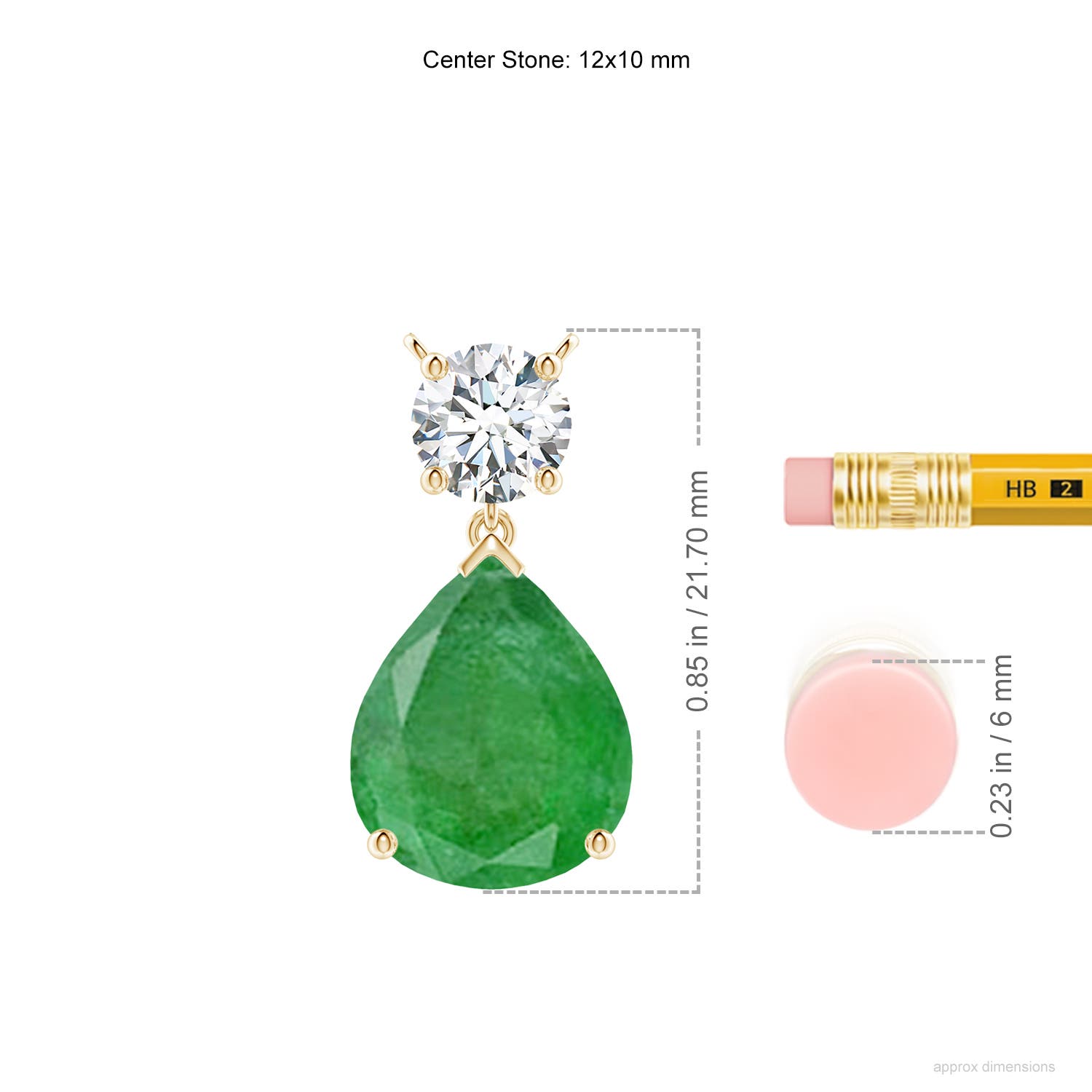 A - Emerald / 5.21 CT / 18 KT Yellow Gold