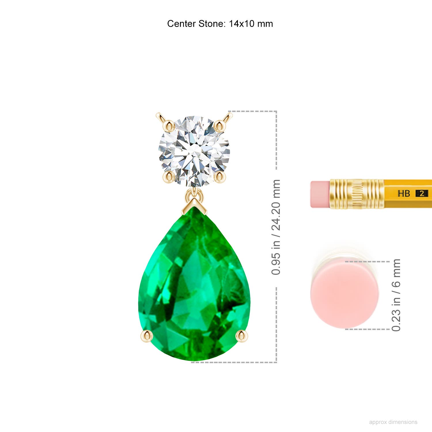 AAA - Emerald / 7.6 CT / 18 KT Yellow Gold