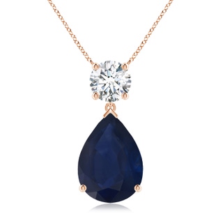 Pear A Blue Sapphire