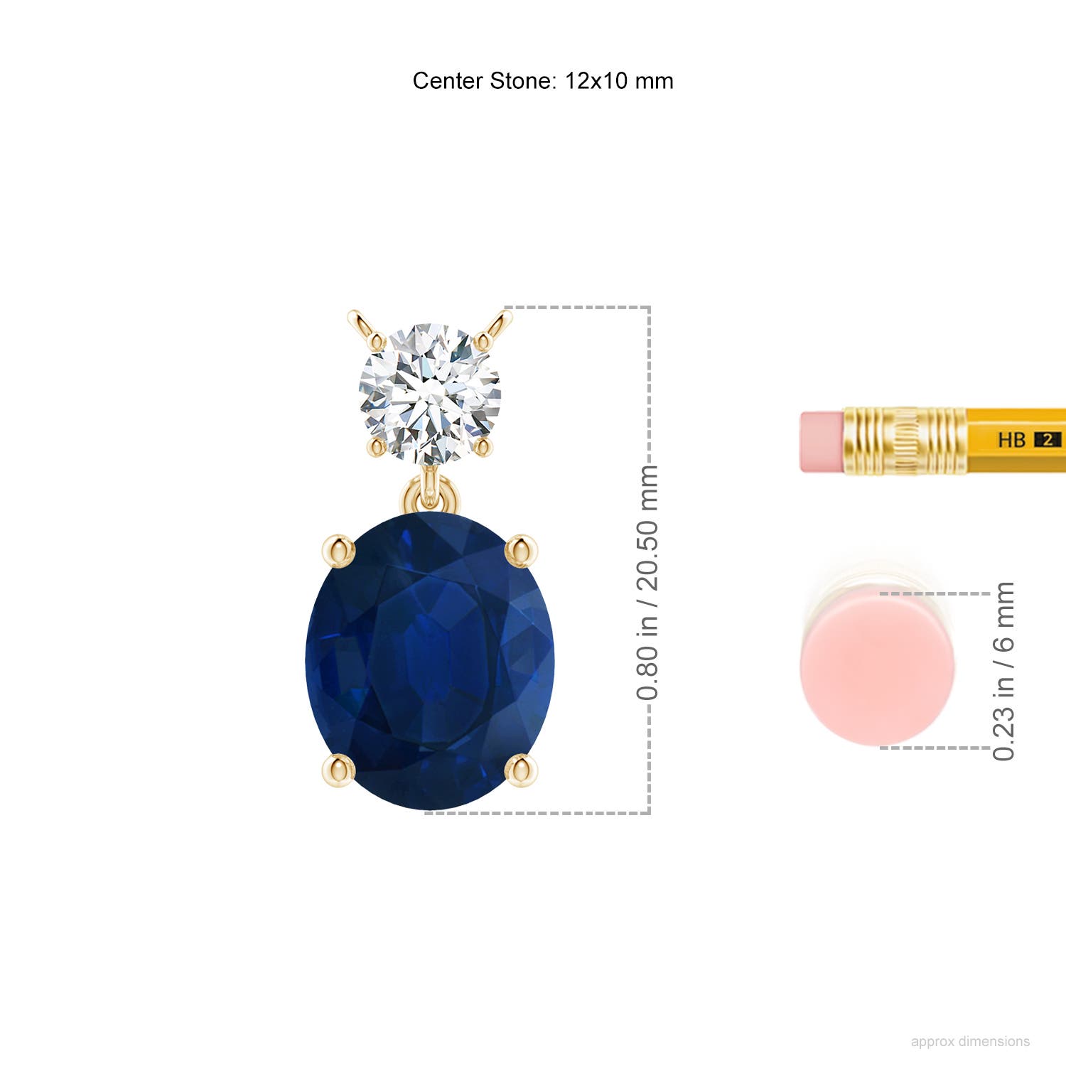 AA - Blue Sapphire / 5.46 CT / 18 KT Yellow Gold