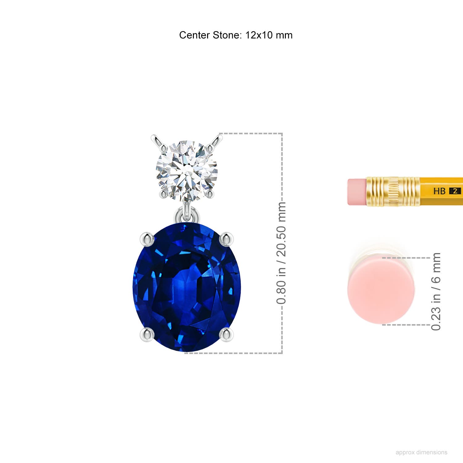 AAAA - Blue Sapphire / 5.46 CT / 18 KT White Gold