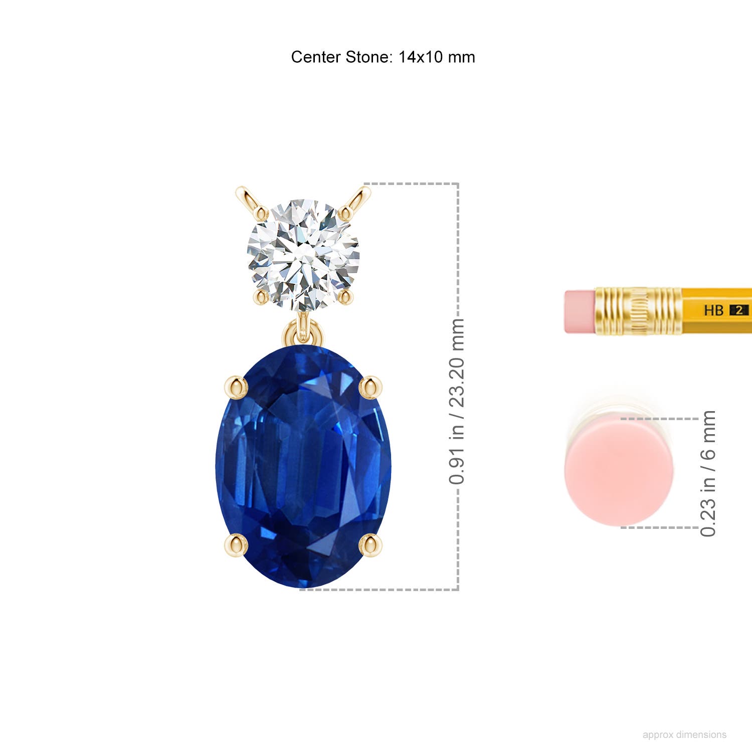 AAA - Blue Sapphire / 7.75 CT / 18 KT Yellow Gold