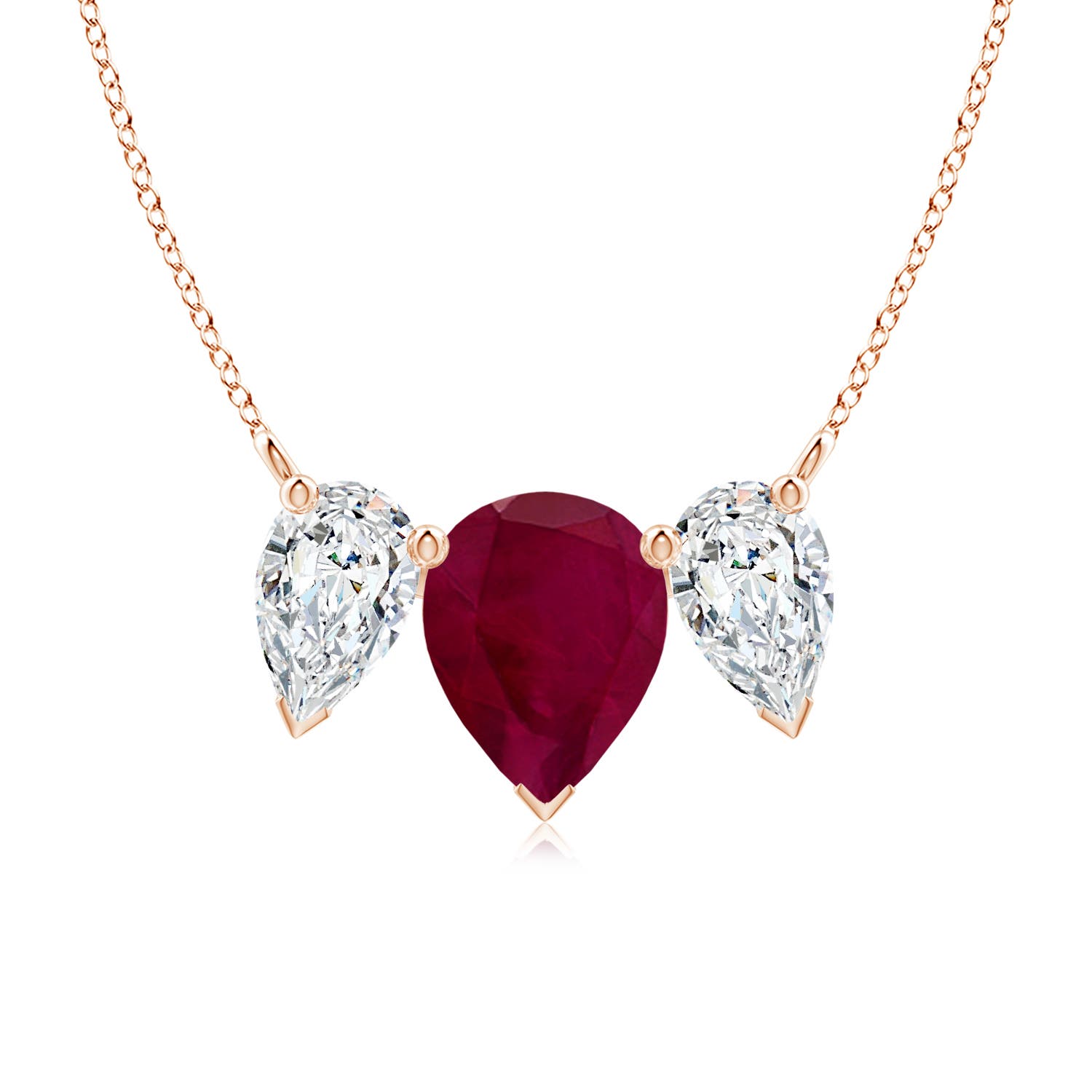 A - Ruby / 5.1 CT / 18 KT Rose Gold