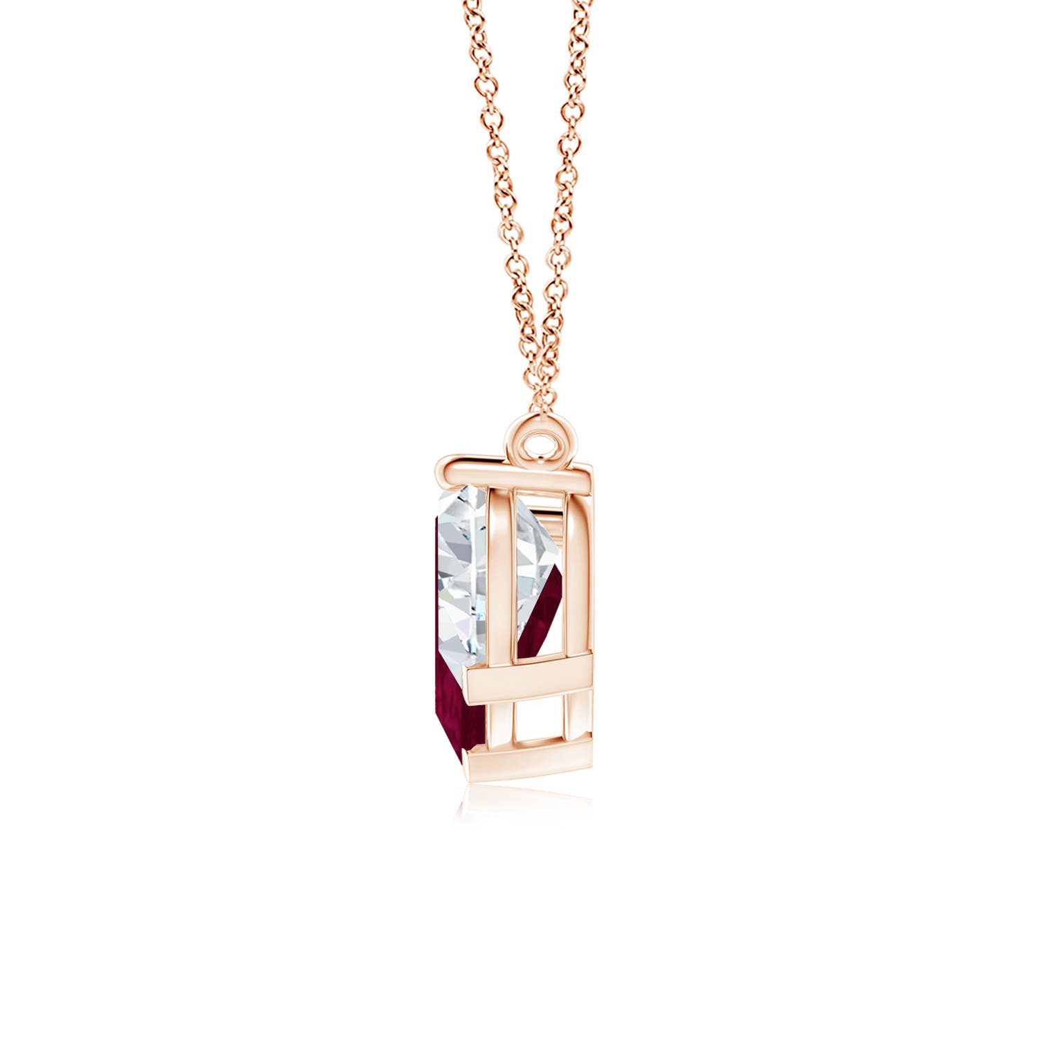 A - Ruby / 5.1 CT / 18 KT Rose Gold