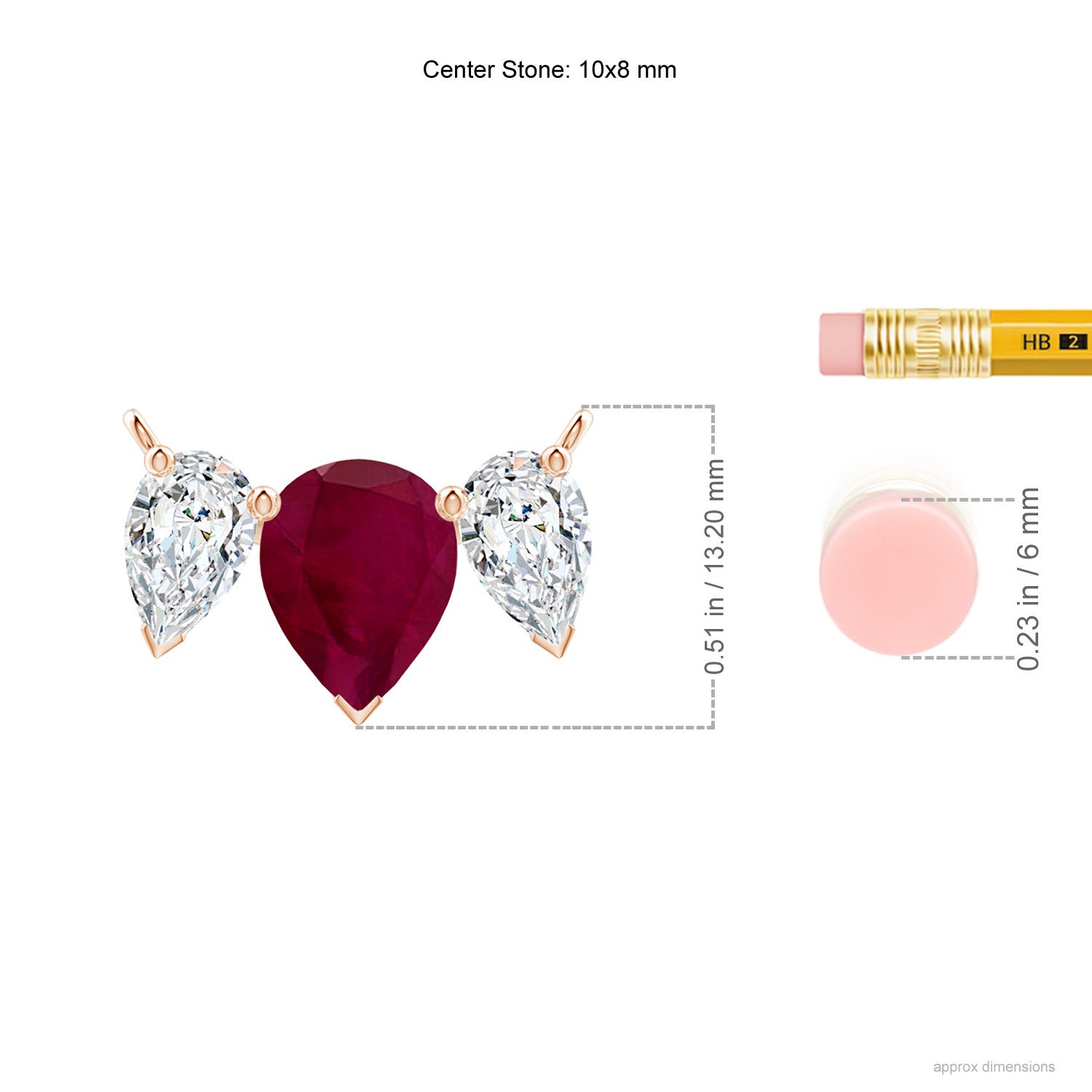 A - Ruby / 5.1 CT / 18 KT Rose Gold