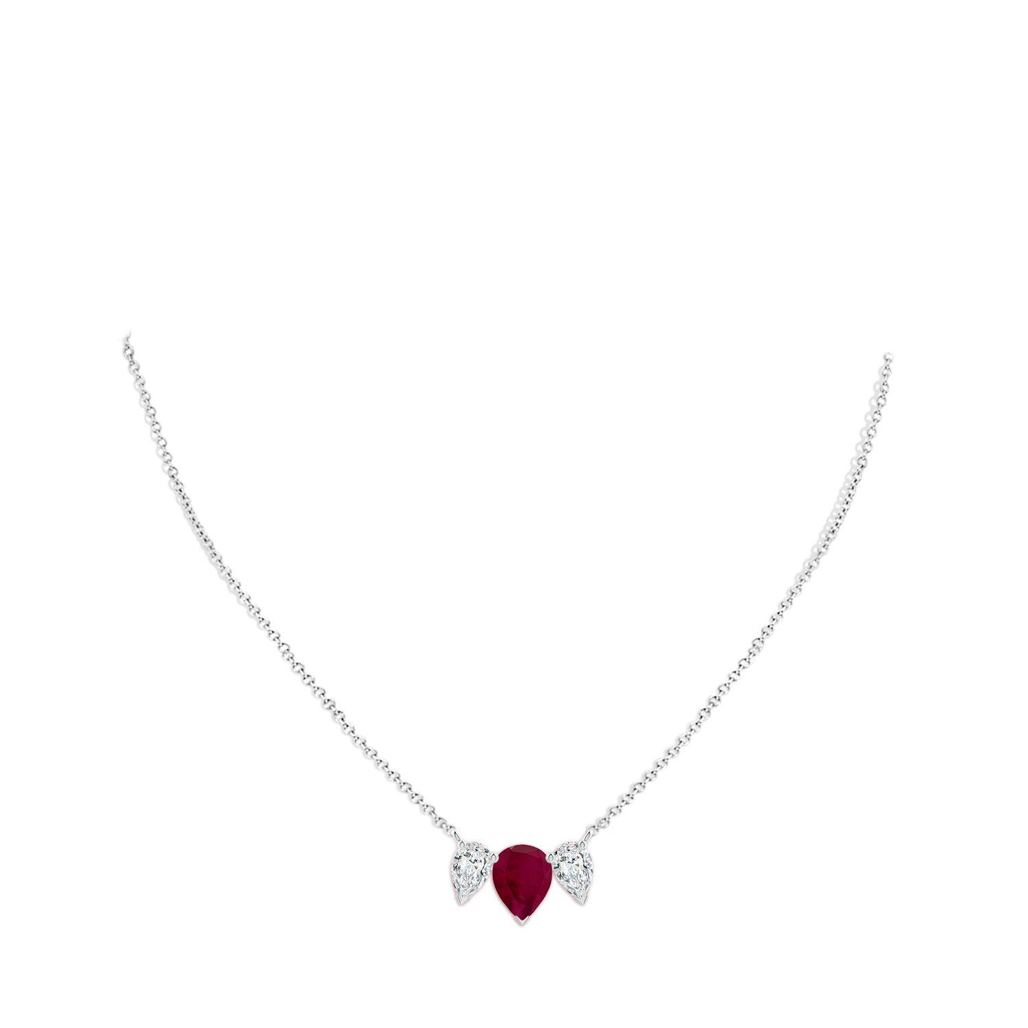 A - Ruby / 5.1 CT / 18 KT White Gold