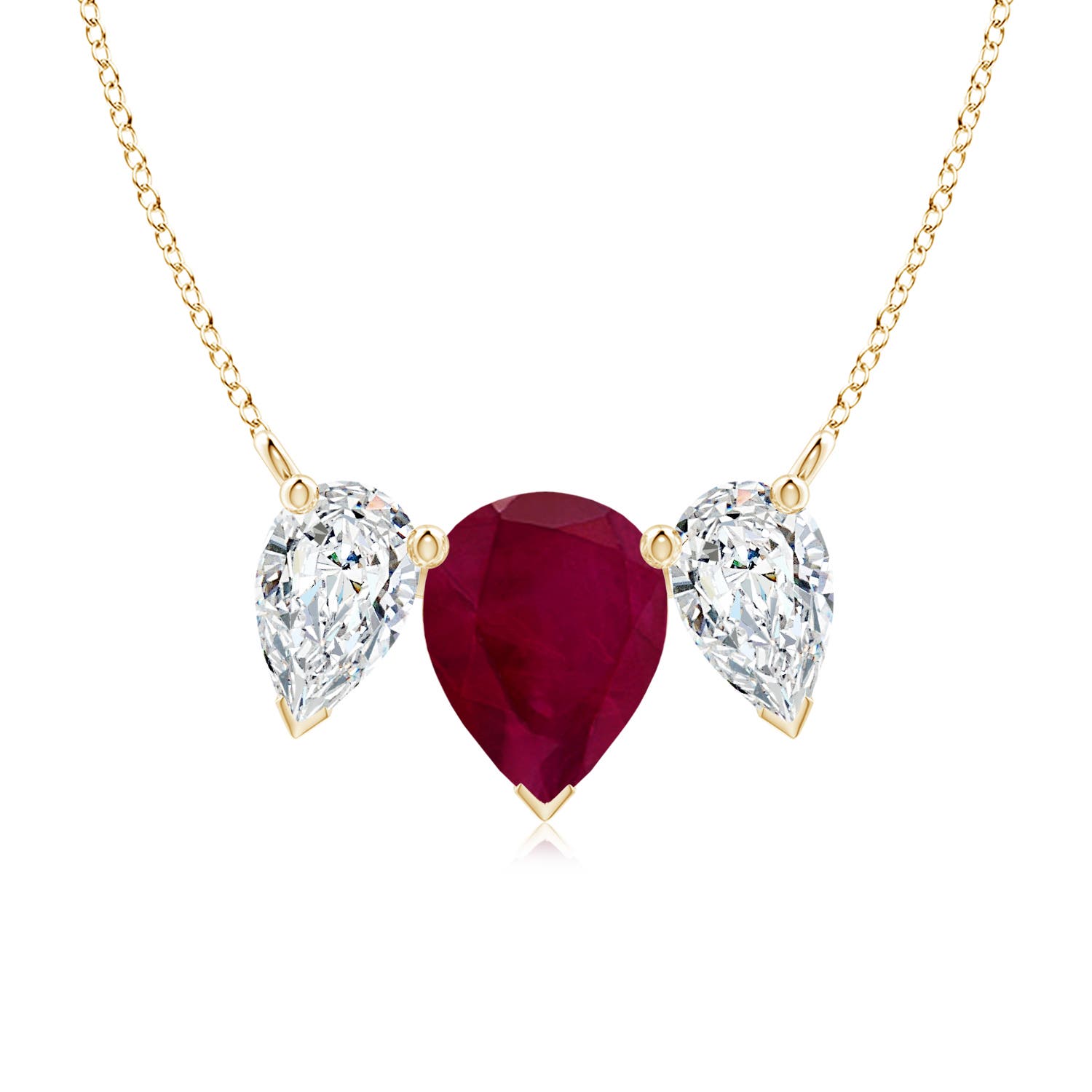 A - Ruby / 5.1 CT / 18 KT Yellow Gold