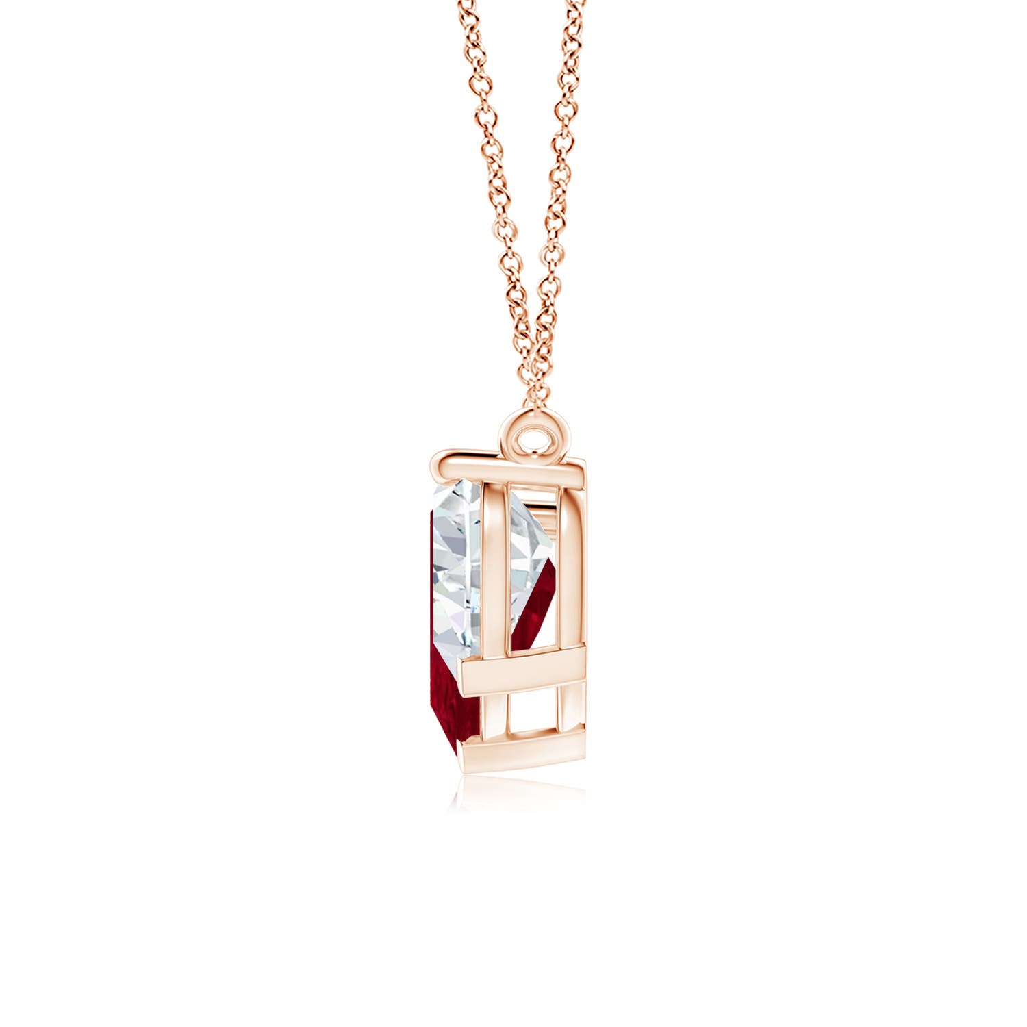 AA - Ruby / 5.1 CT / 18 KT Rose Gold