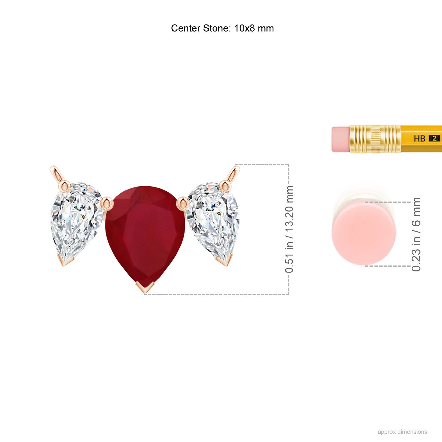 AA - Ruby / 5.1 CT / 18 KT Rose Gold