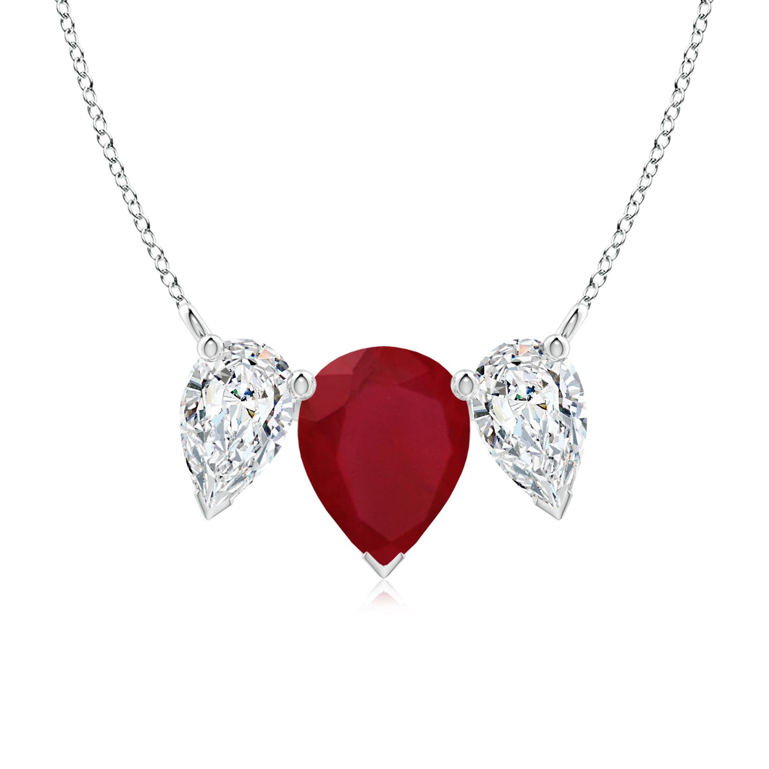 AA - Ruby / 5.1 CT / 18 KT White Gold