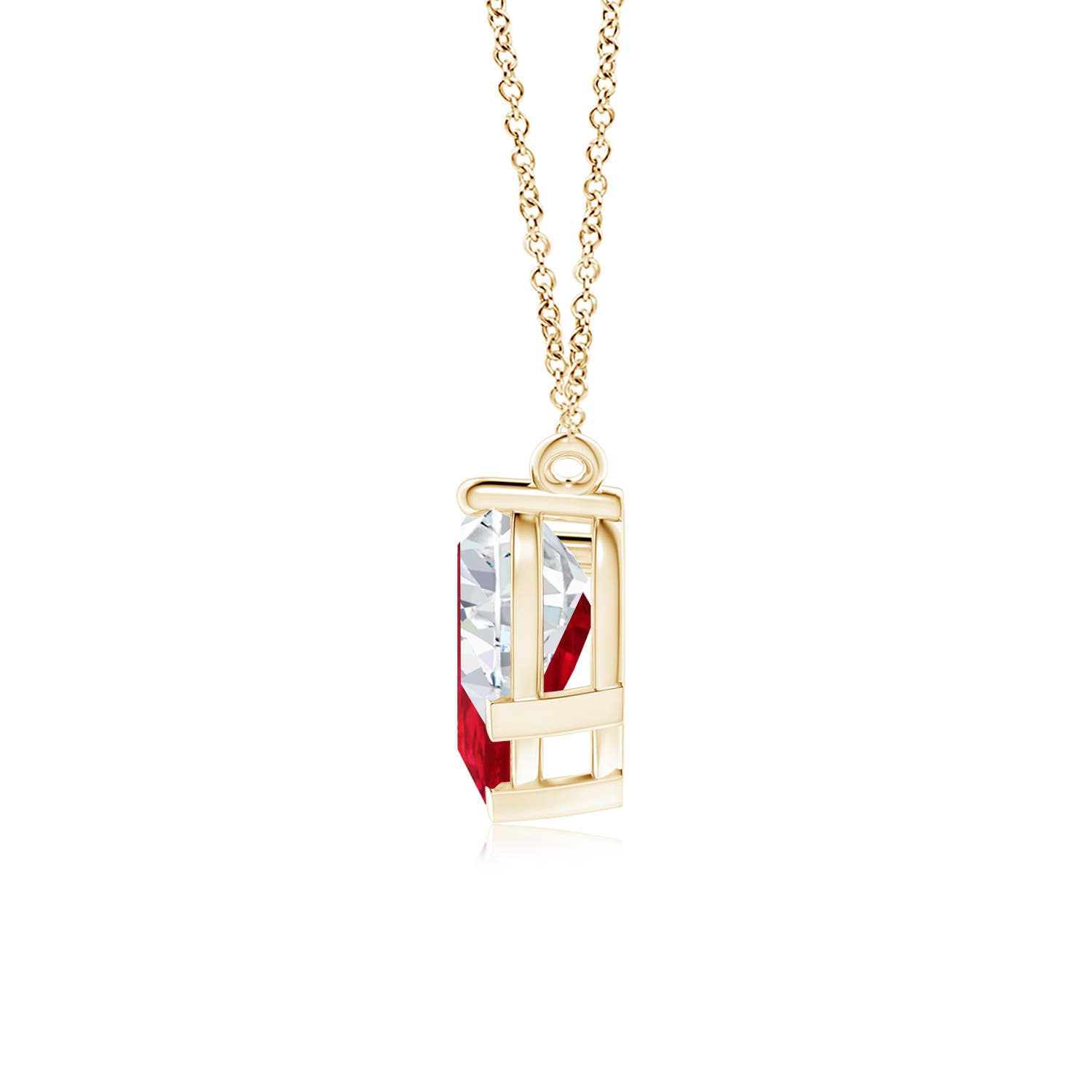 AAA - Ruby / 5.1 CT / 18 KT Yellow Gold