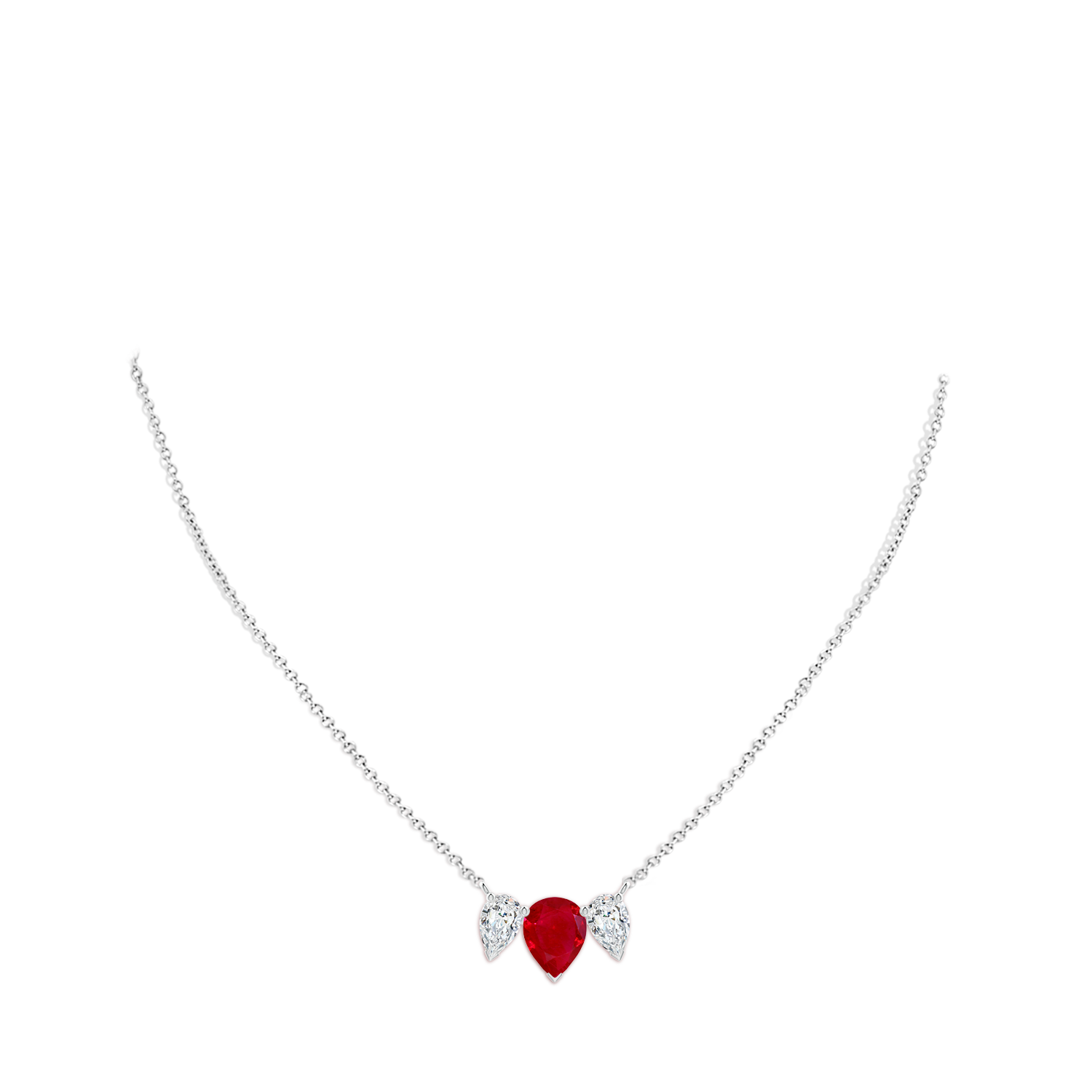 AAA - Ruby / 5.1 CT / 14 KT White Gold