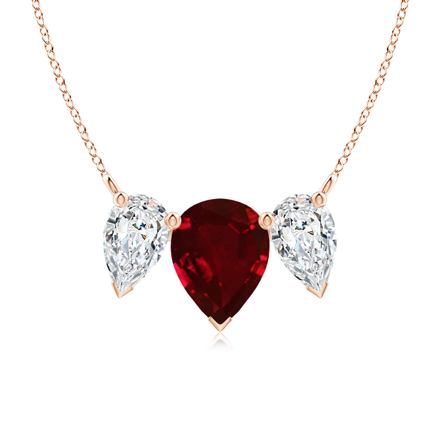 AAAA - Ruby / 5.1 CT / 18 KT Rose Gold