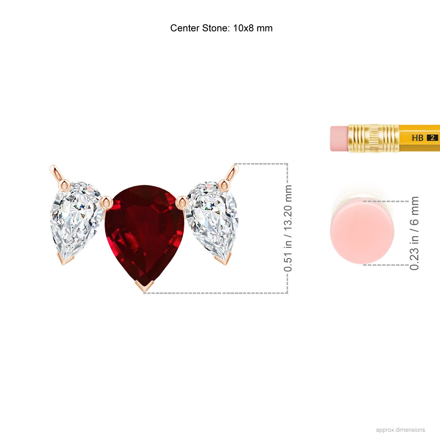 AAAA - Ruby / 5.1 CT / 18 KT Rose Gold