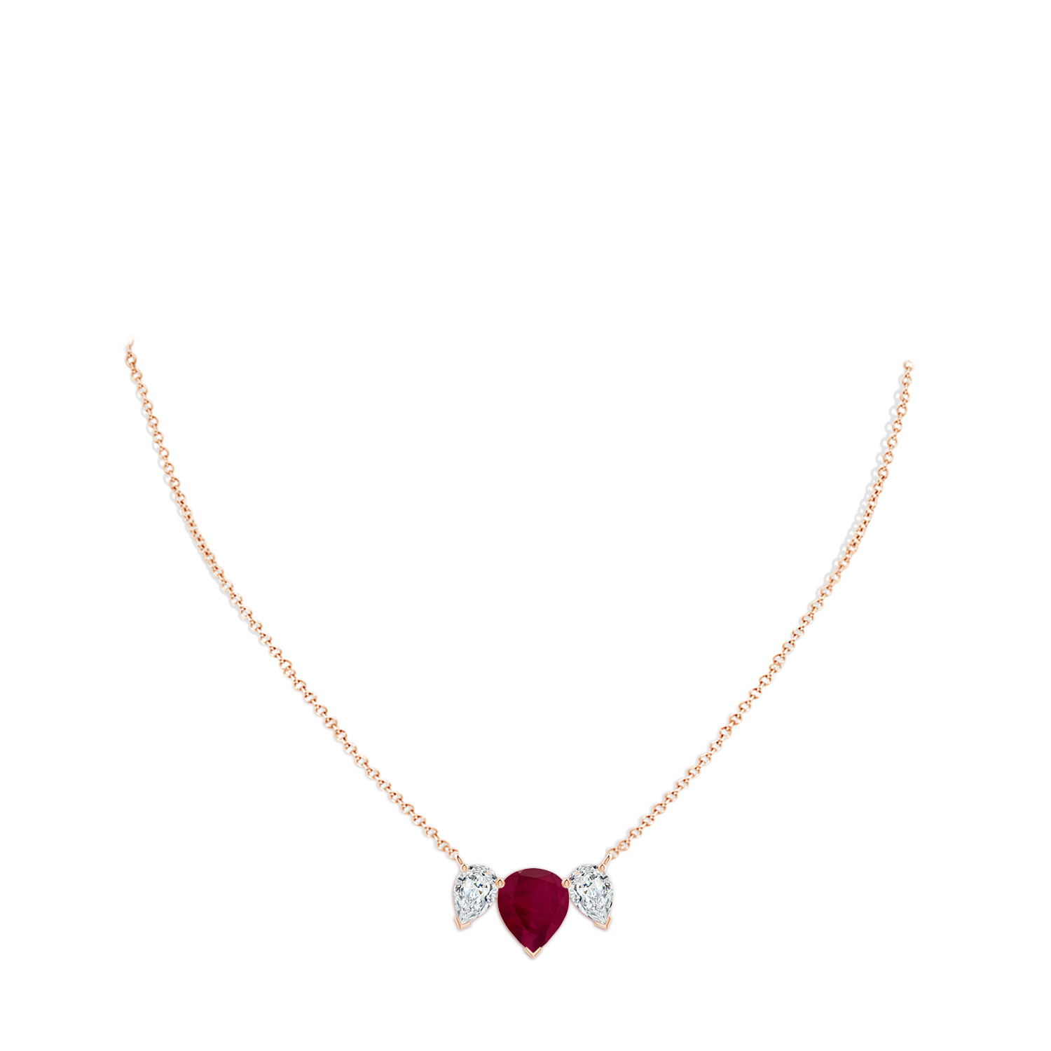 A - Ruby / 8 CT / 18 KT Rose Gold