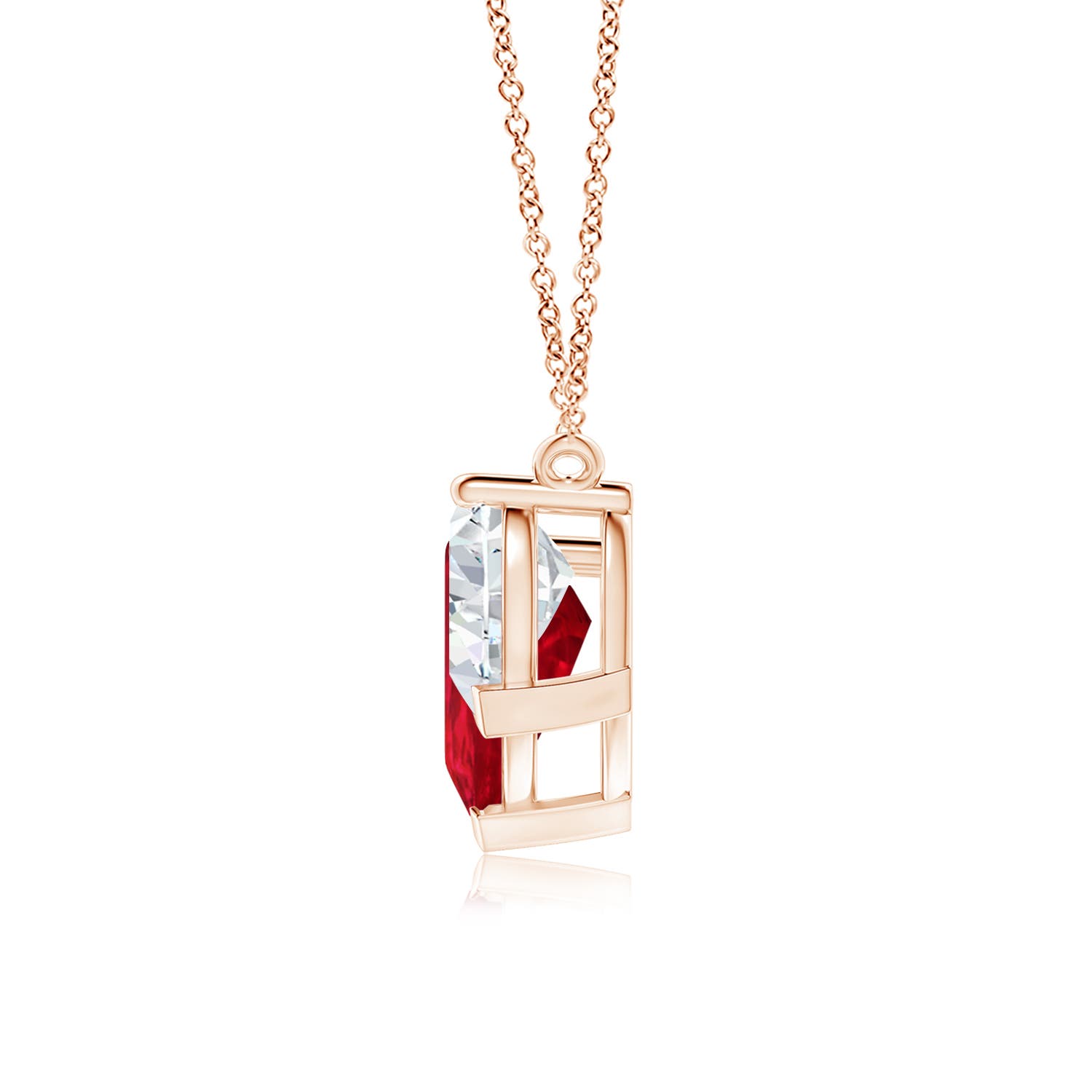 AAA - Ruby / 8 CT / 18 KT Rose Gold