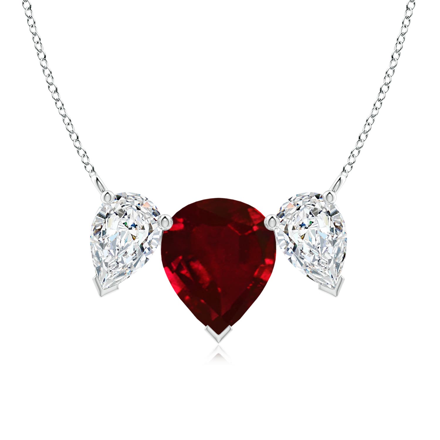 AAAA - Ruby / 8 CT / 18 KT White Gold