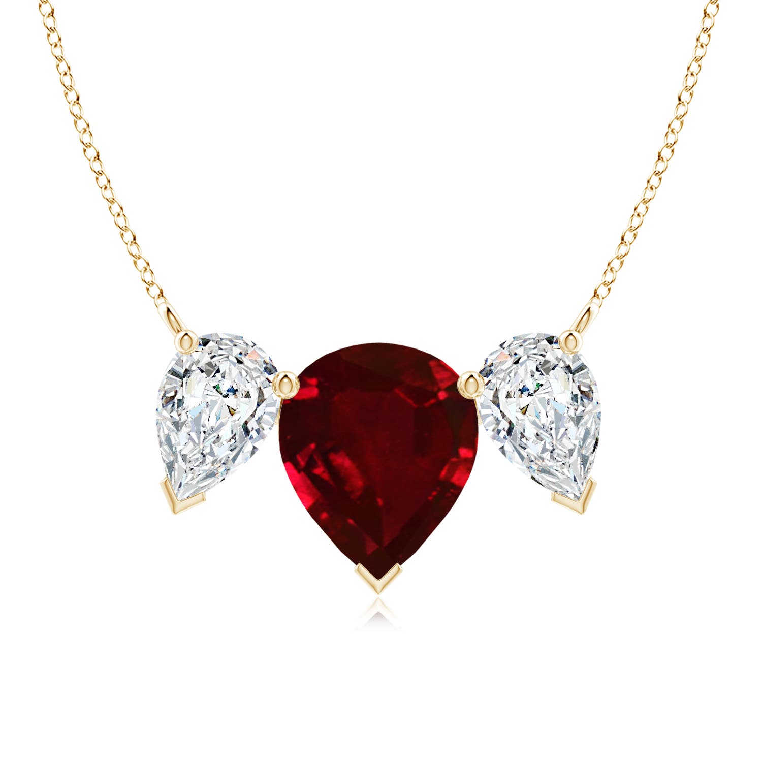 AAAA - Ruby / 8 CT / 18 KT Yellow Gold