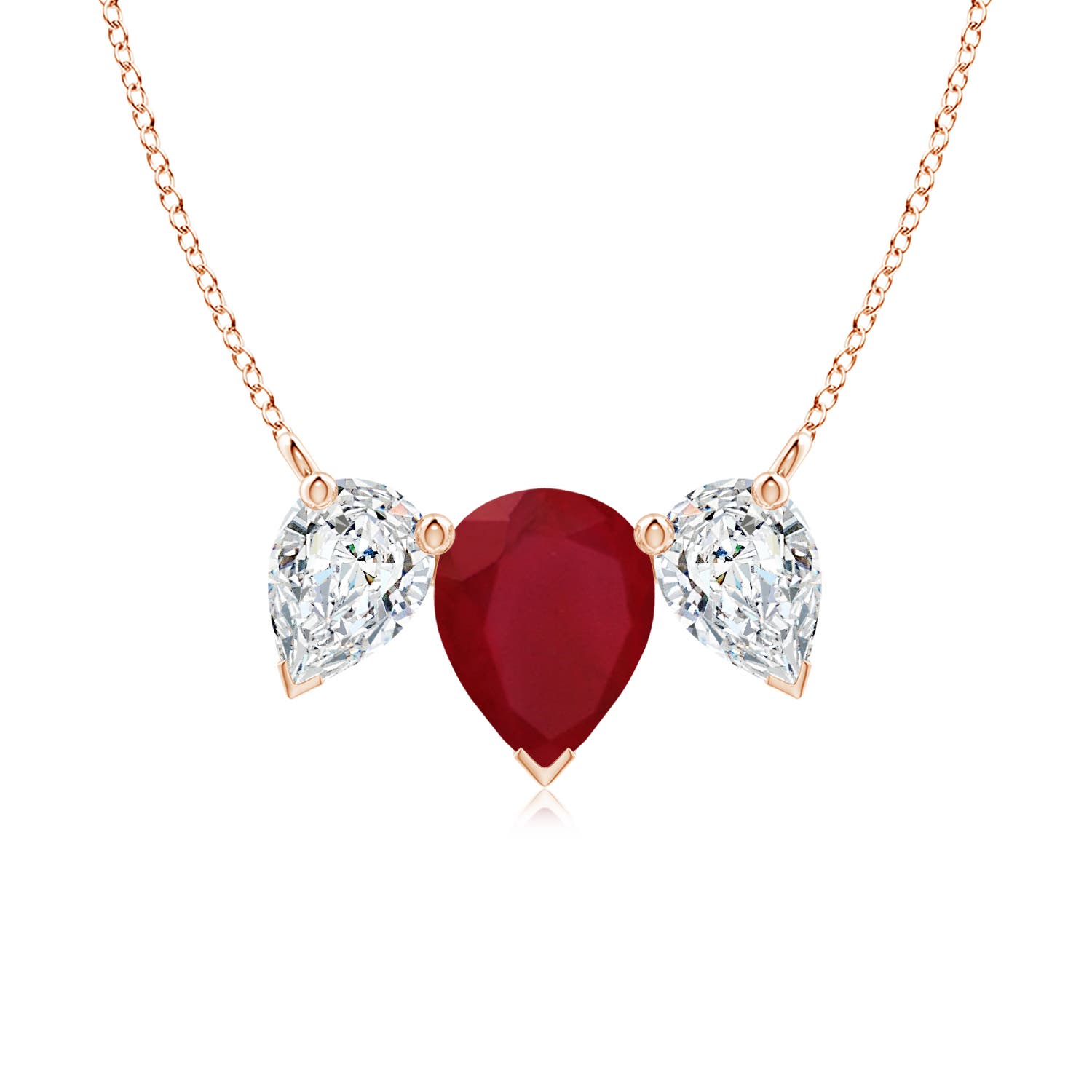 AA - Ruby / 3.32 CT / 18 KT Rose Gold